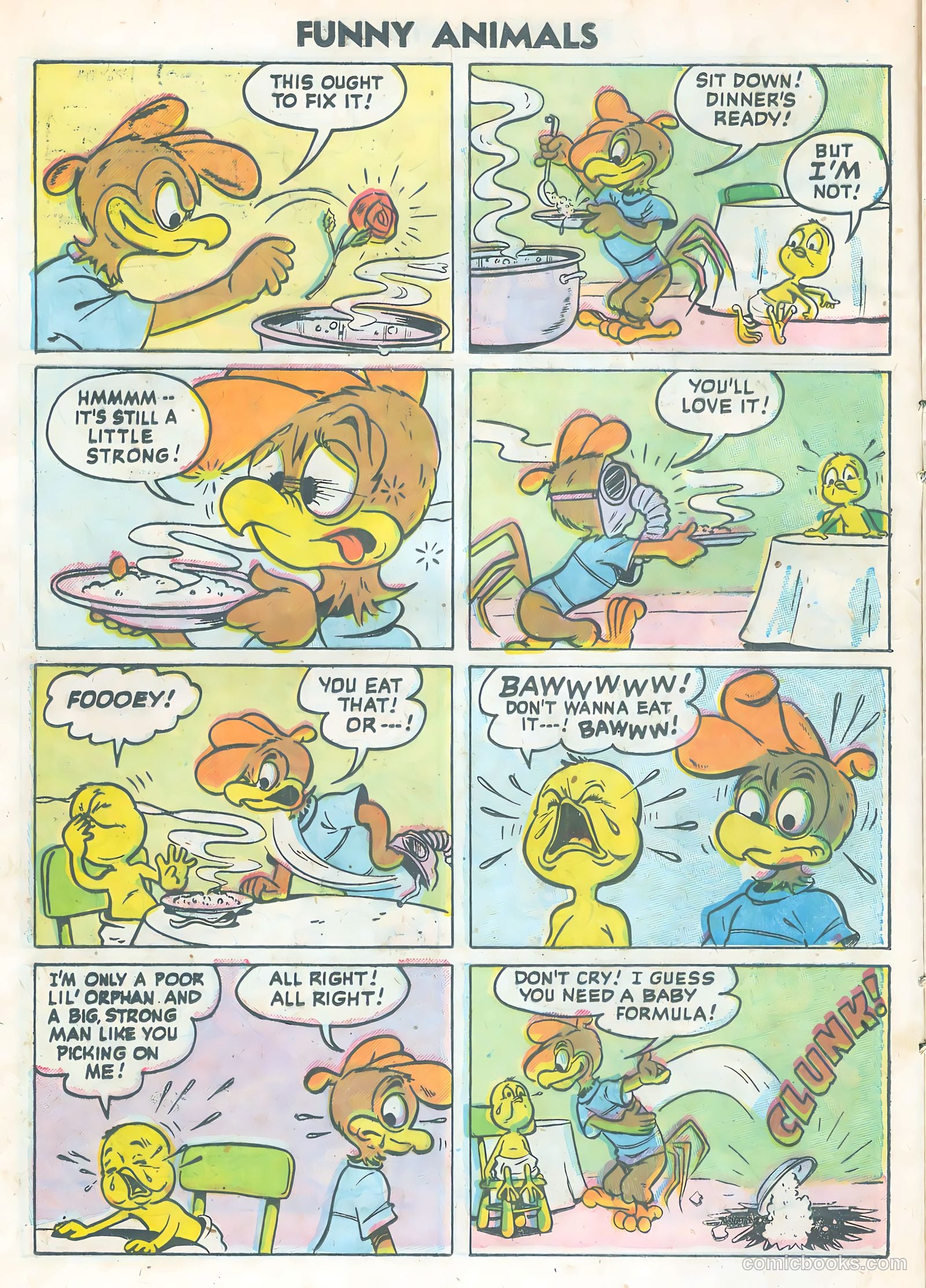 Funny Animals #91 (1956) — page 16 of 36