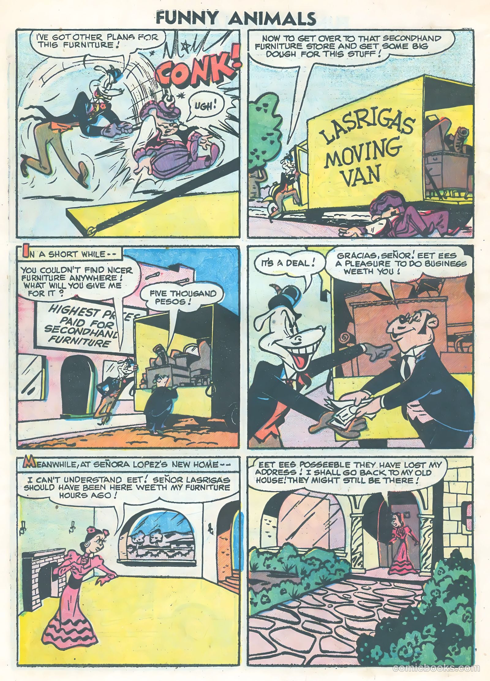 Funny Animals #91 (1956) — page 22 of 36