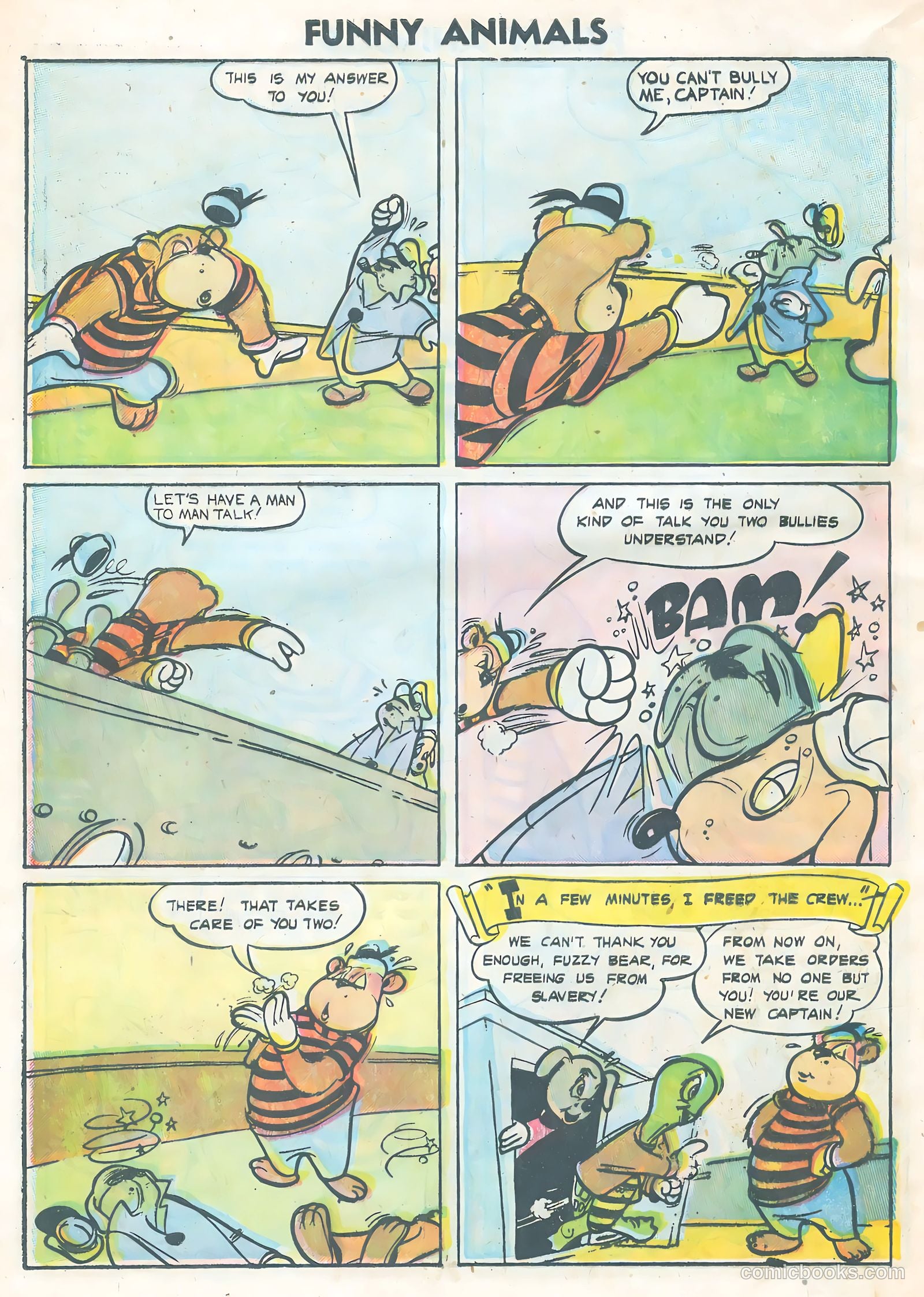 Funny Animals #91 (1956) — page 32 of 36