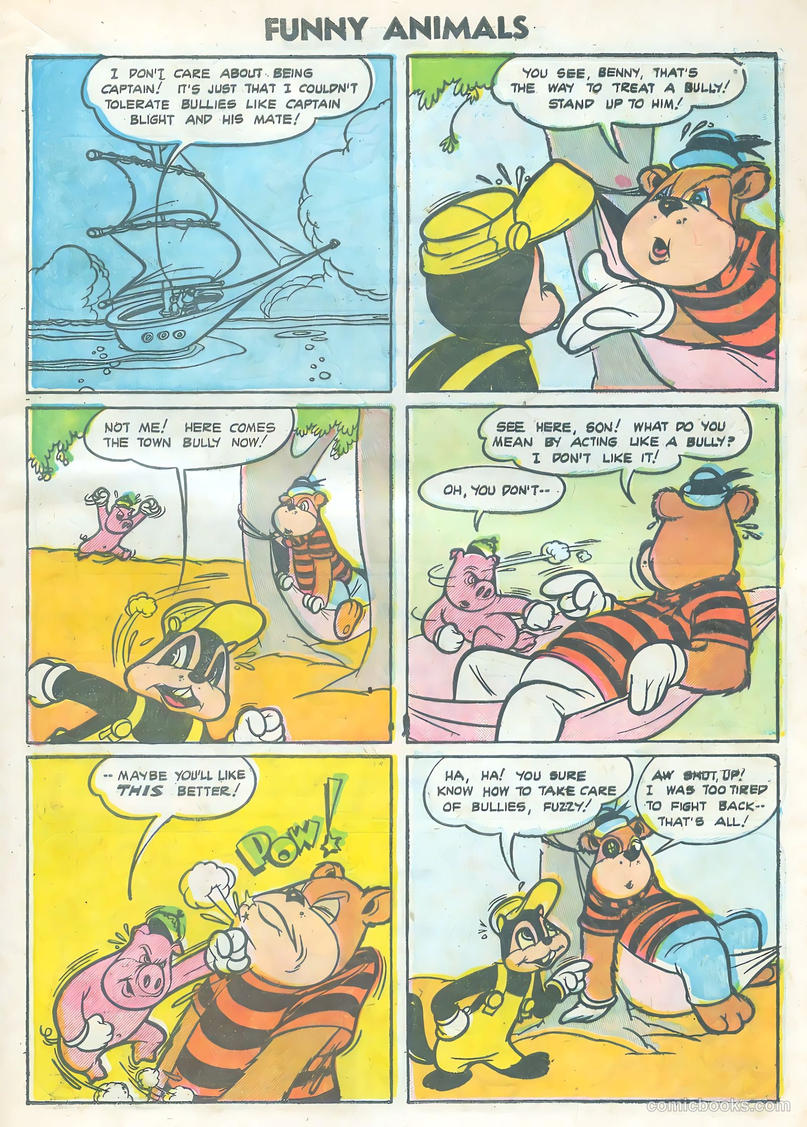 Funny Animals #91 (1956) — page 33 of 36