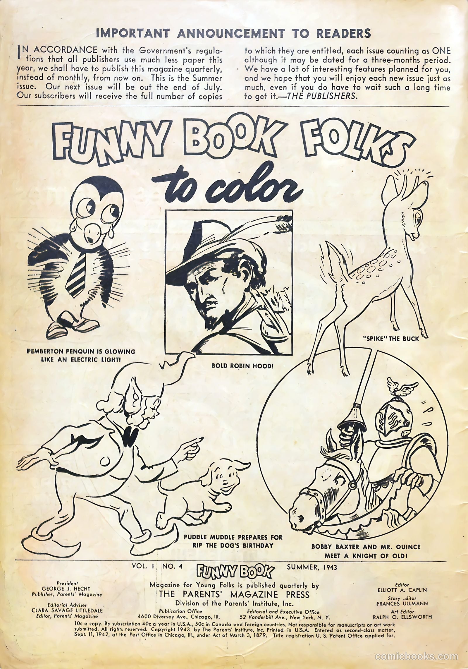 Funny Book #4 (1943) — page 2 of 60