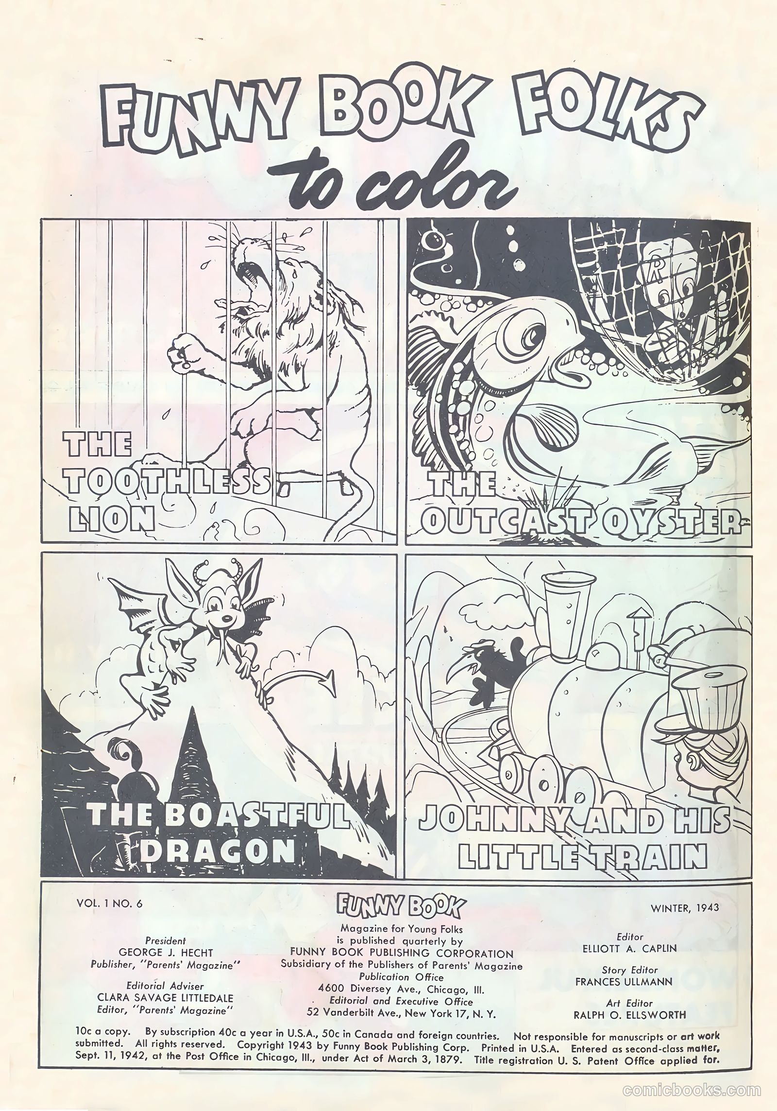 Funny Book #6 (1943) — page 2 of 60