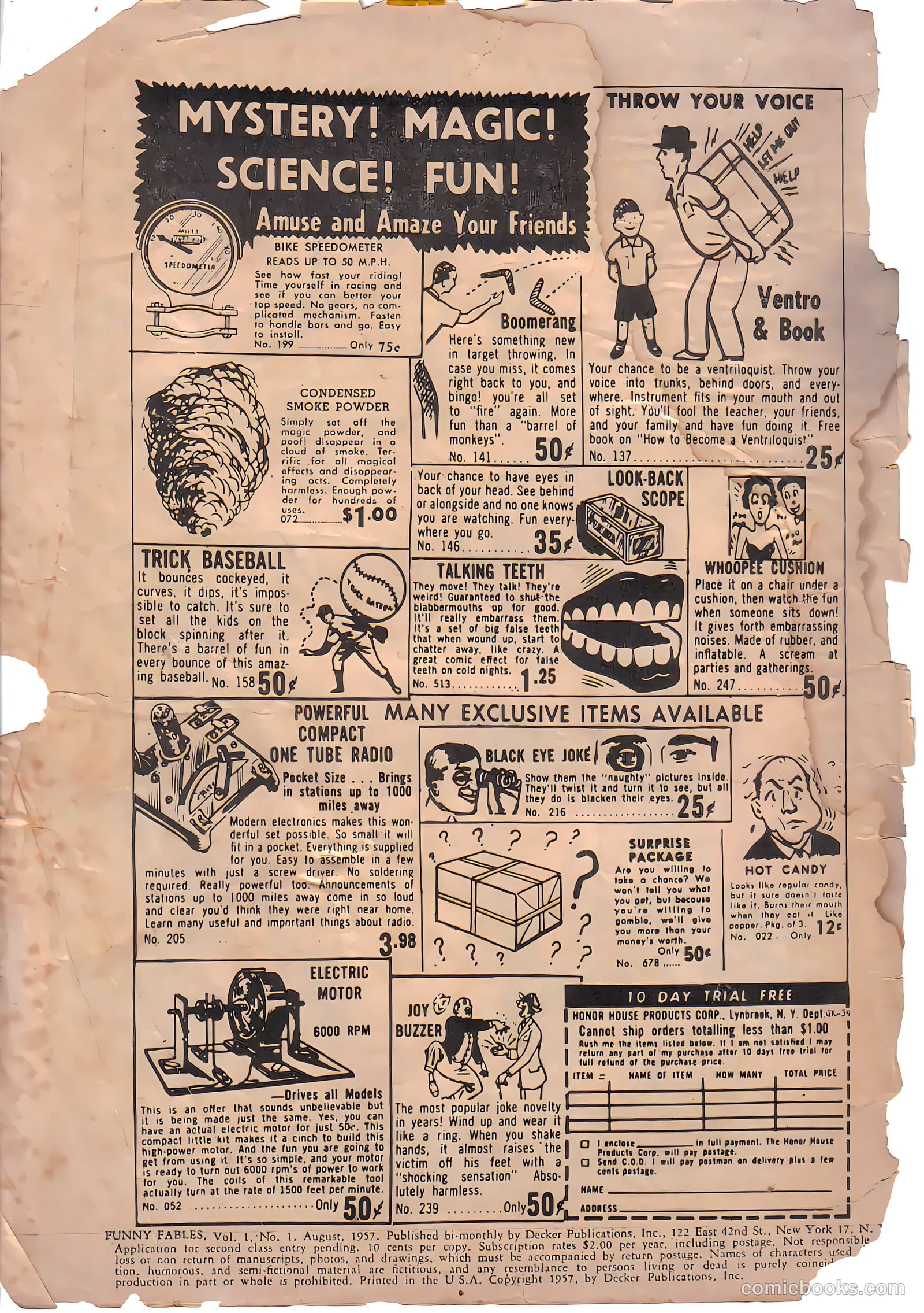 Funny Fables #1 (1957) — page 2 of 36