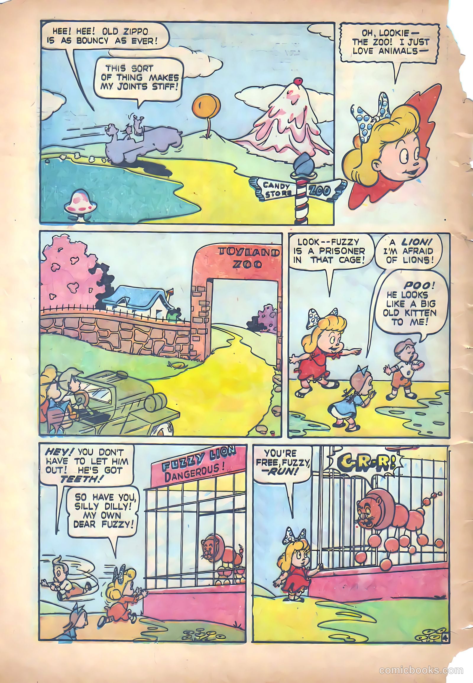 Funny Fables #1 (1957) — page 6 of 36