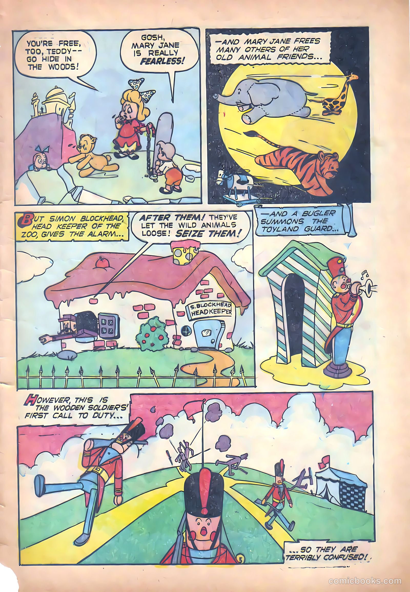 Funny Fables #1 (1957) — page 7 of 36