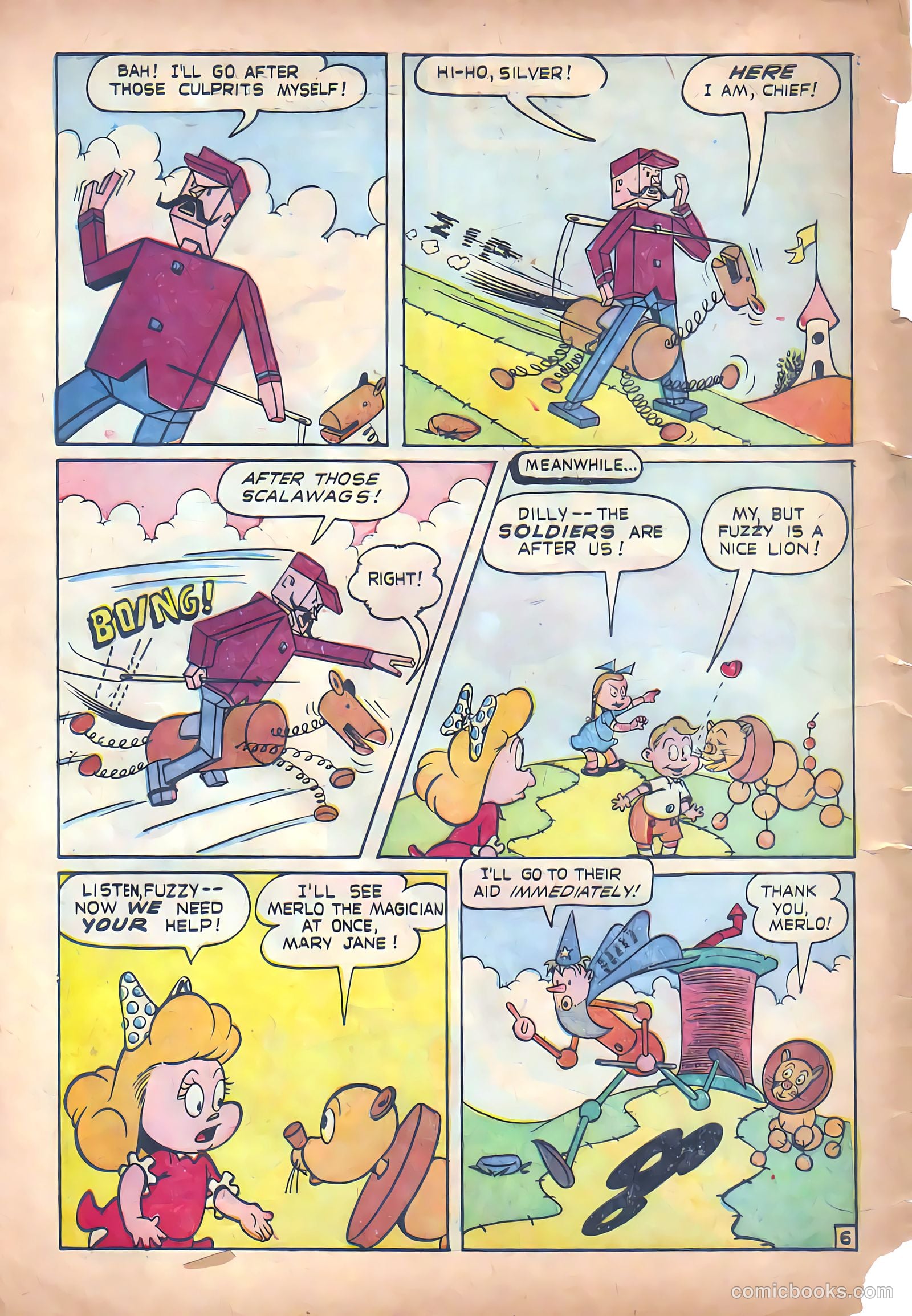 Funny Fables #1 (1957) — page 8 of 36
