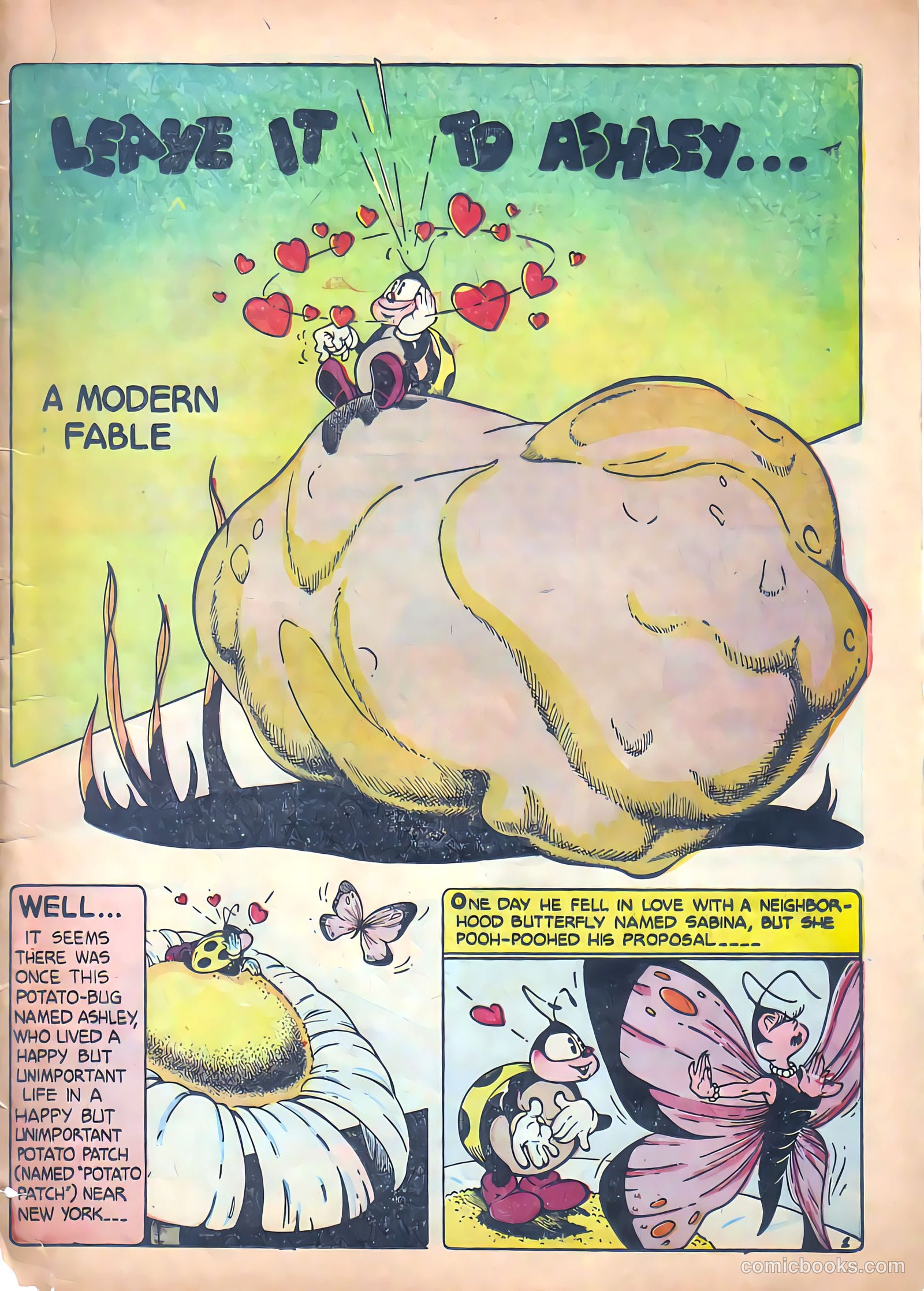 Funny Fables #1 (1957) — page 17 of 36