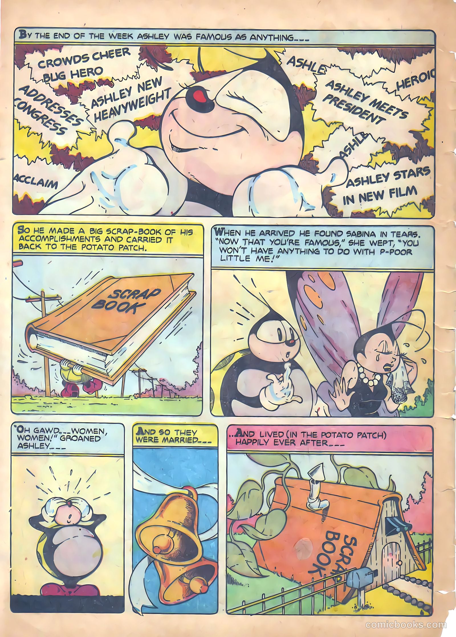 Funny Fables #1 (1957) — page 22 of 36