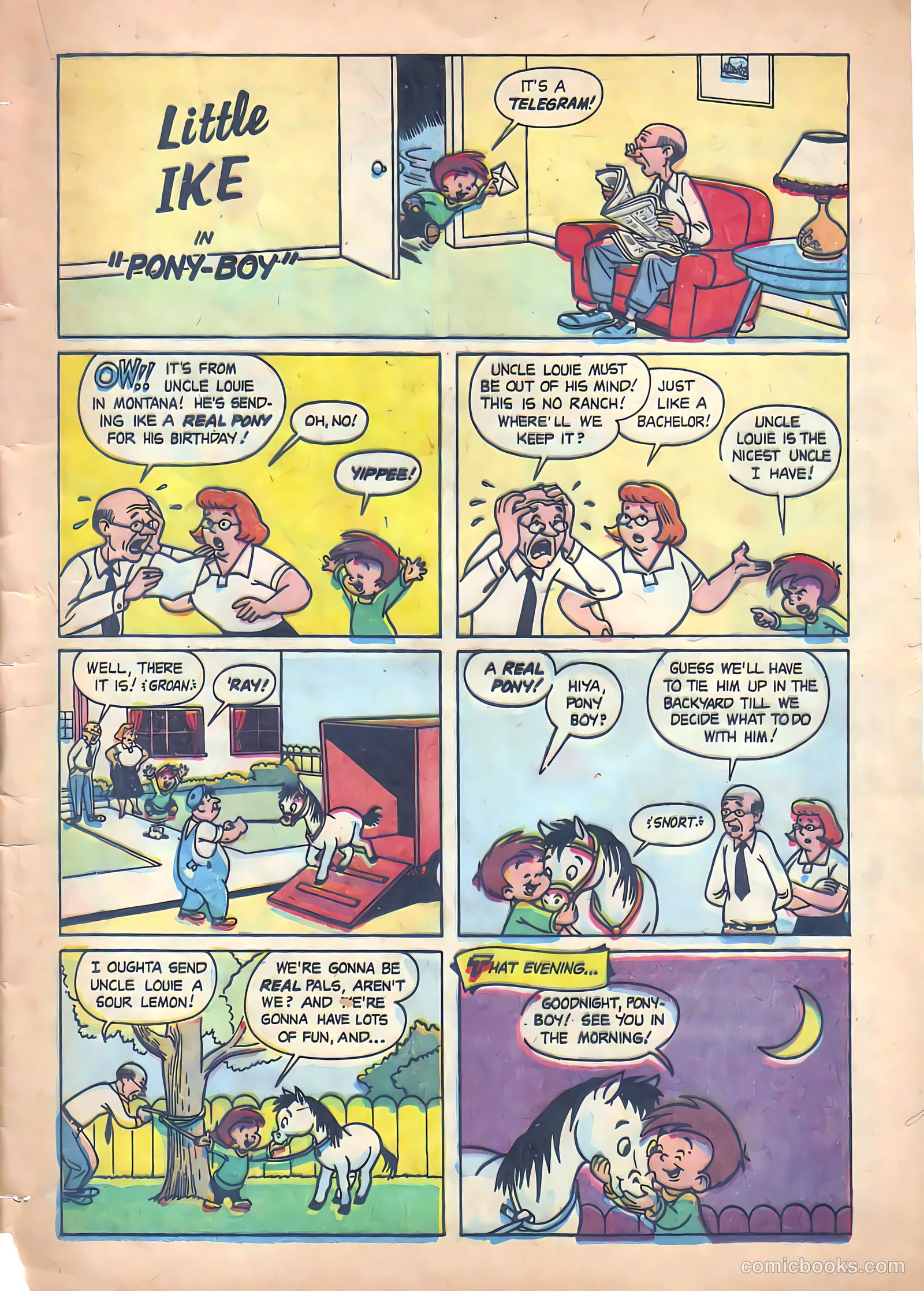 Funny Fables #1 (1957) — page 23 of 36