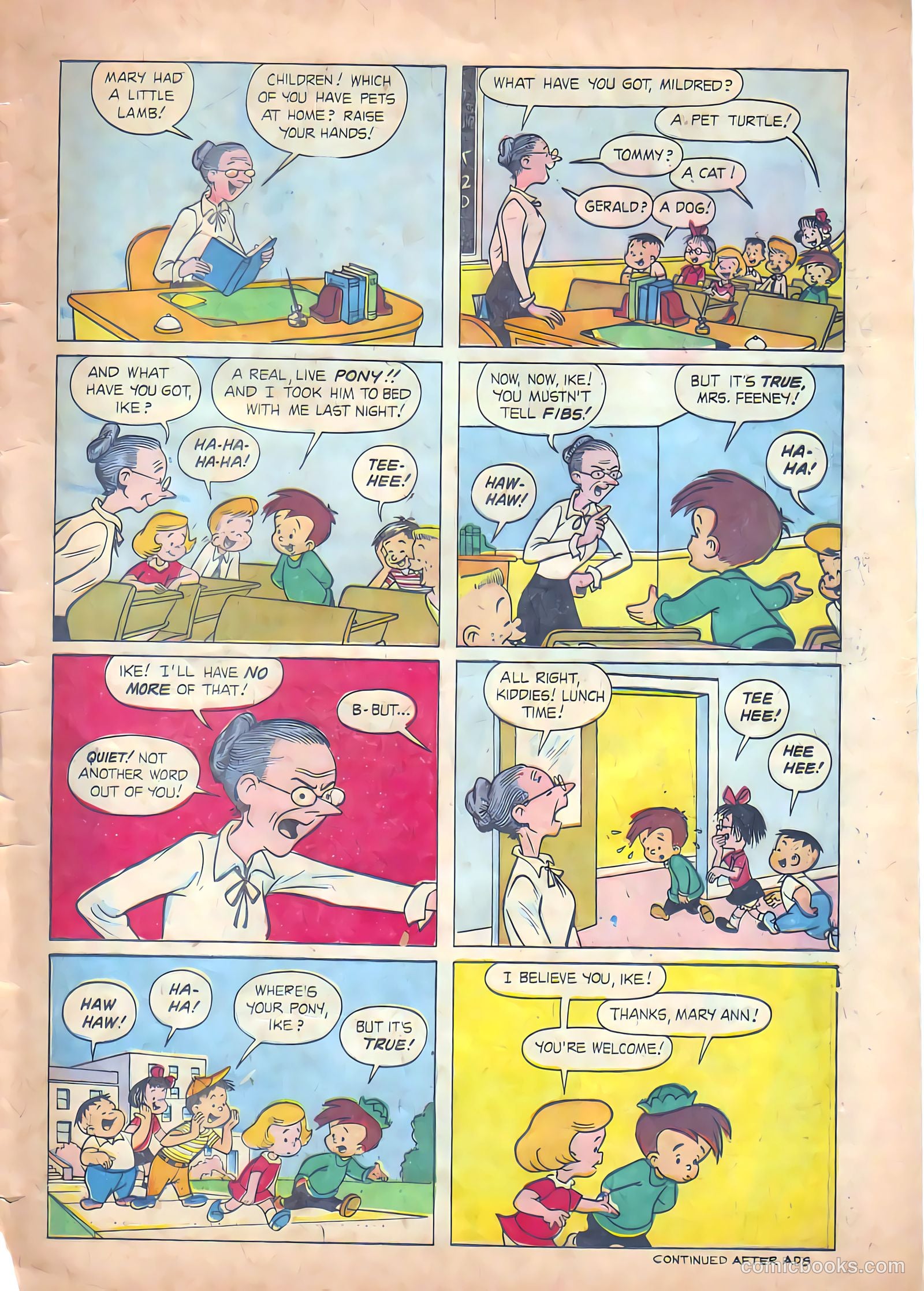 Funny Fables #1 (1957) — page 25 of 36