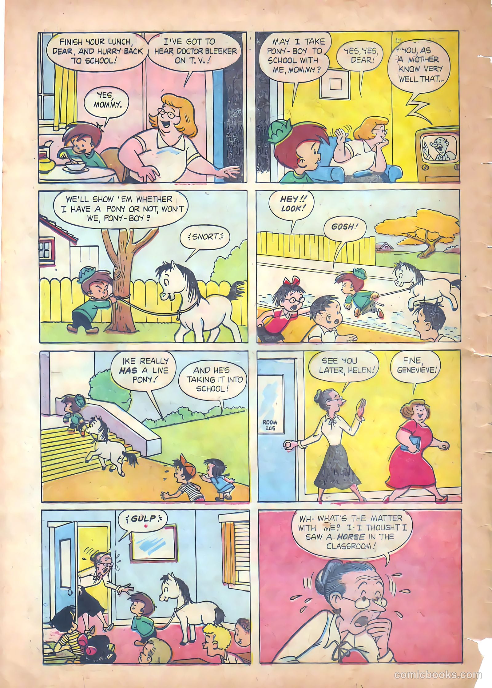Funny Fables #1 (1957) — page 28 of 36