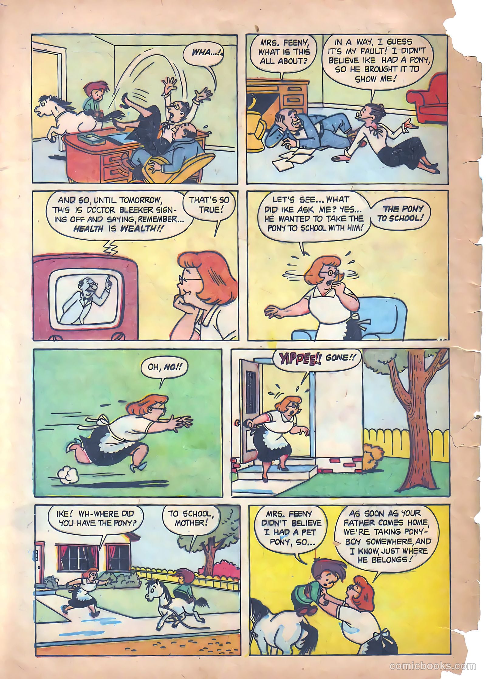 Funny Fables #1 (1957) — page 30 of 36