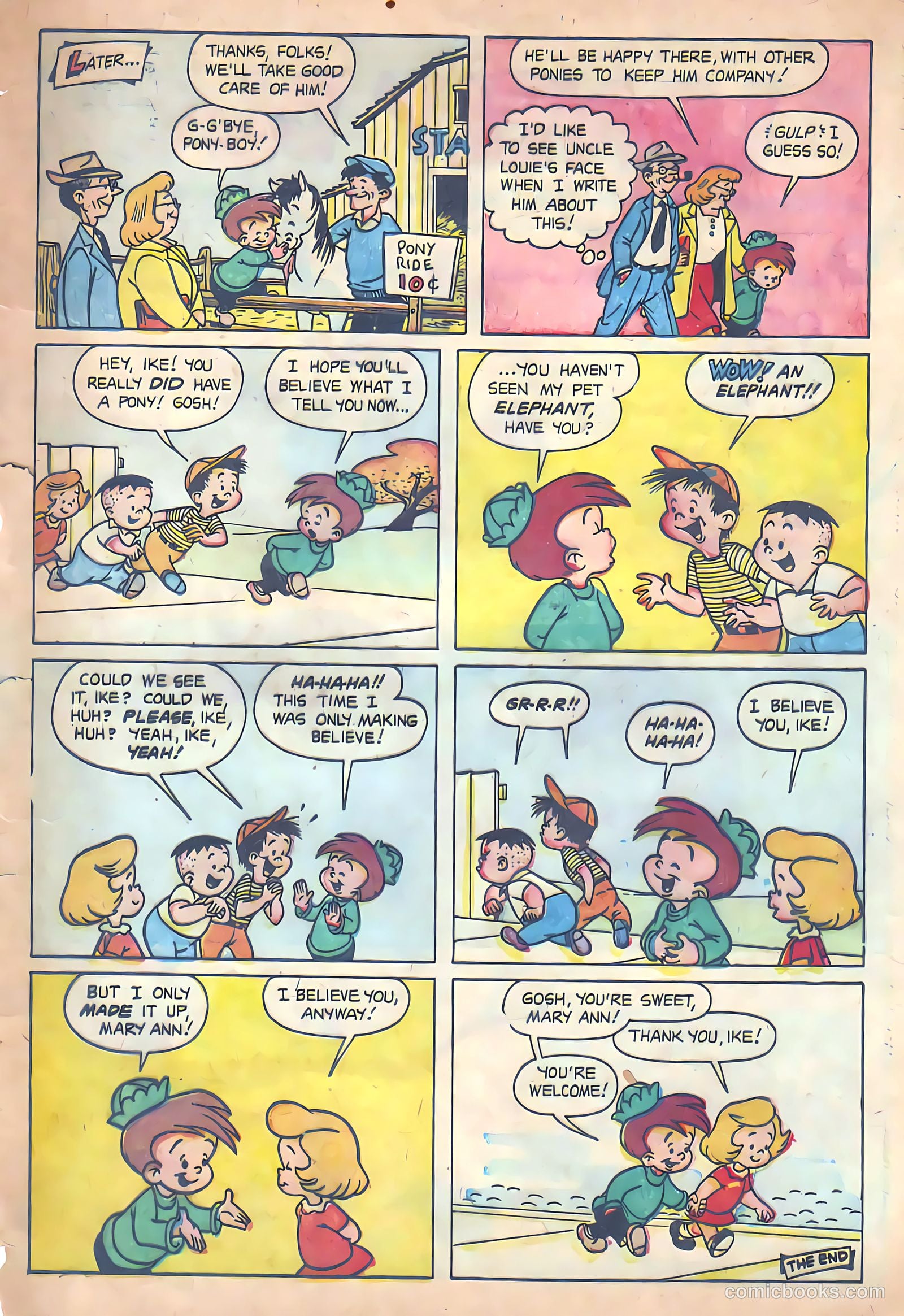 Funny Fables #1 (1957) — page 31 of 36