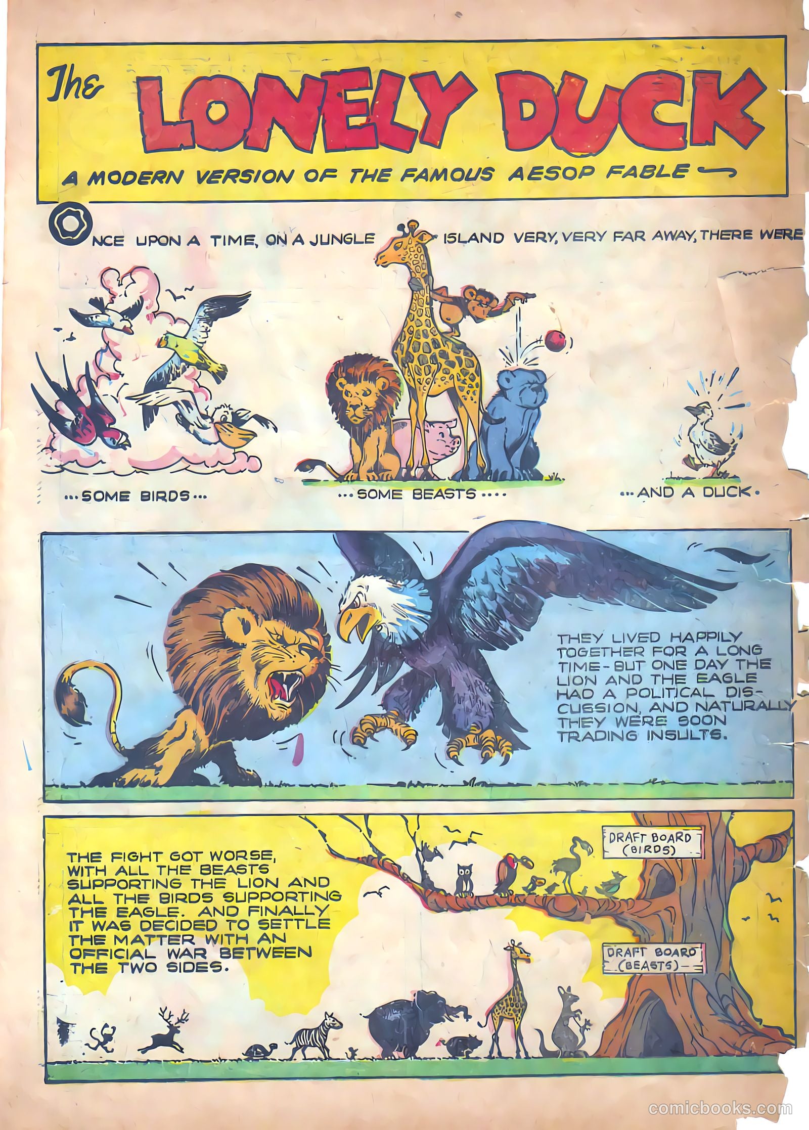 Funny Fables #1 (1957) — page 32 of 36