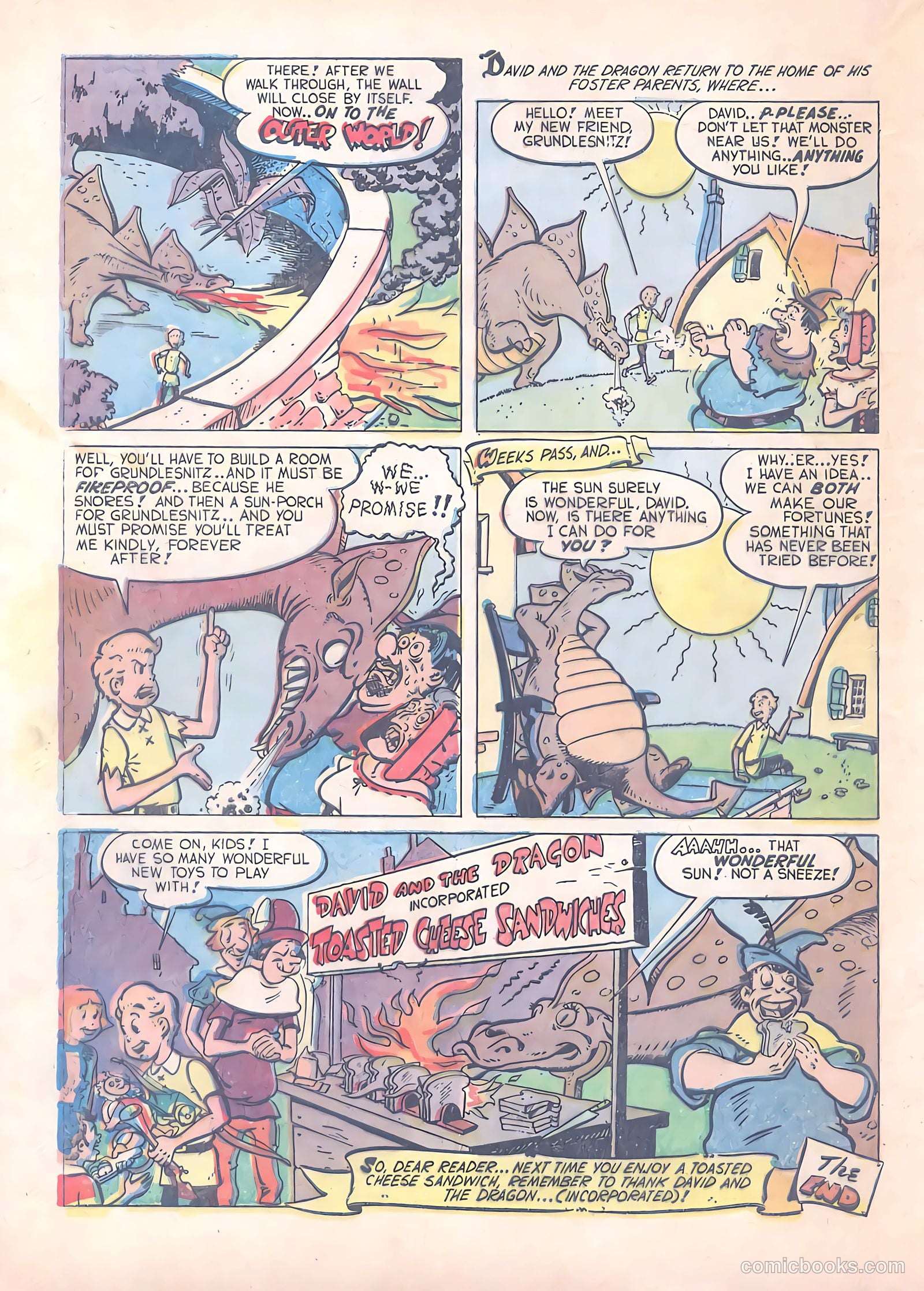 Funny Fables #2 (1957) — page 34 of 36