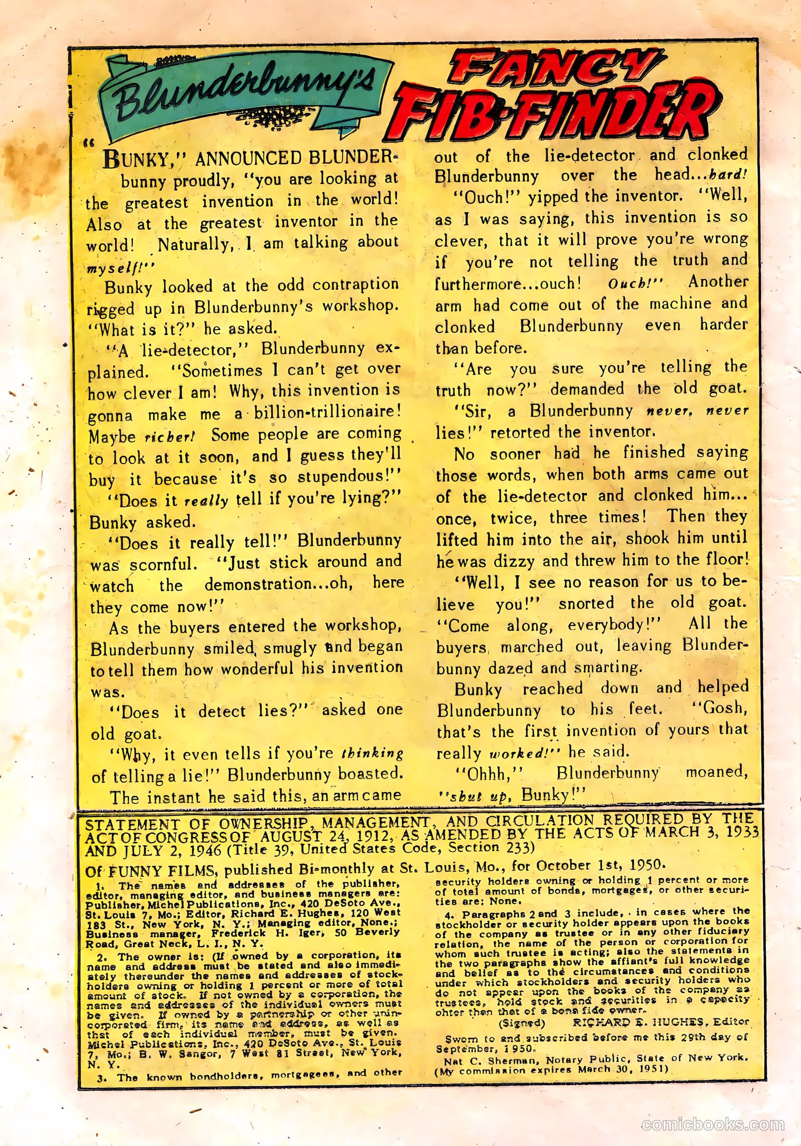 Funny Films #13 (1951) — page 18 of 36
