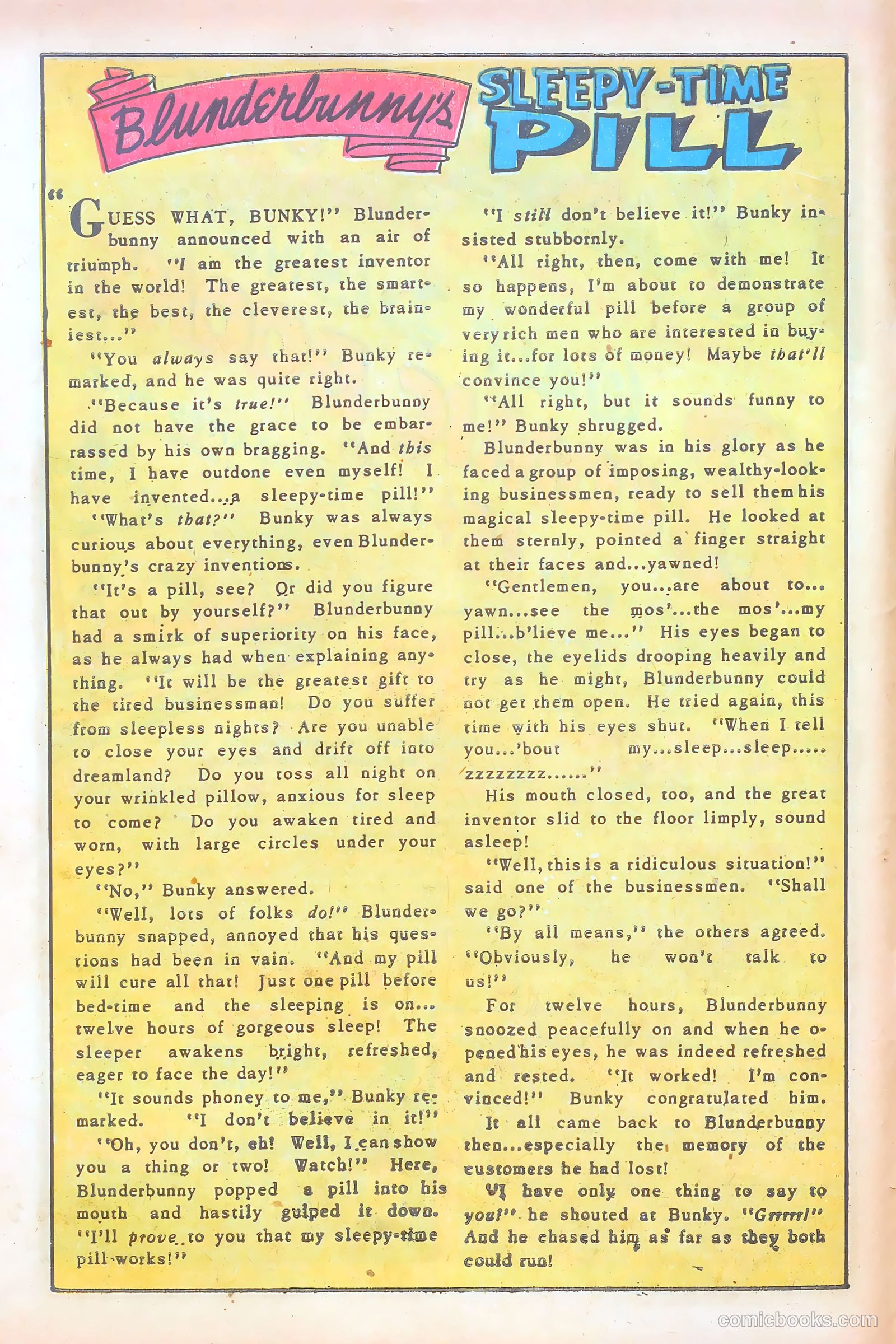 Funny Films #14 (1951) — page 10 of 36