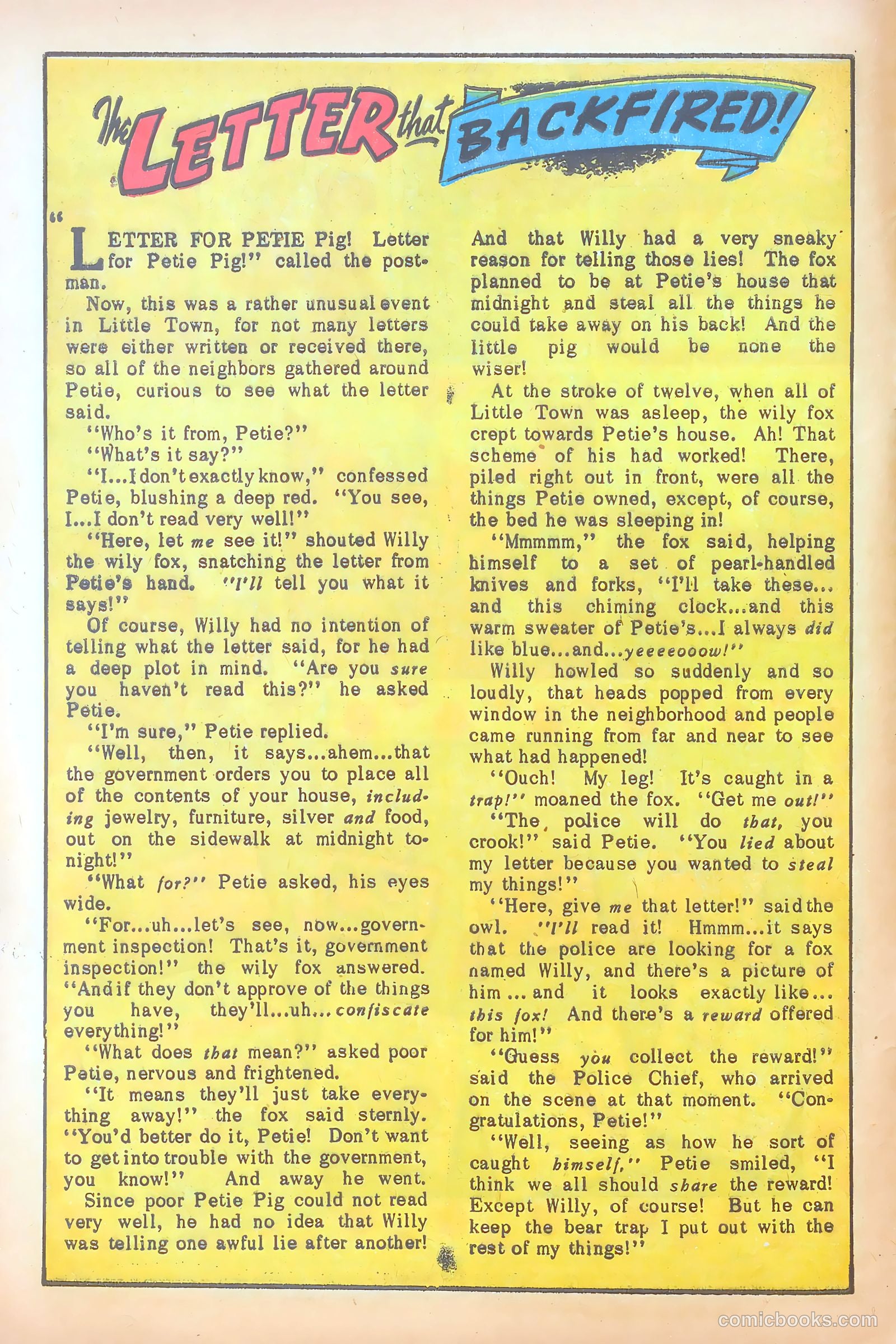 Funny Films #18 (1952) — page 10 of 36