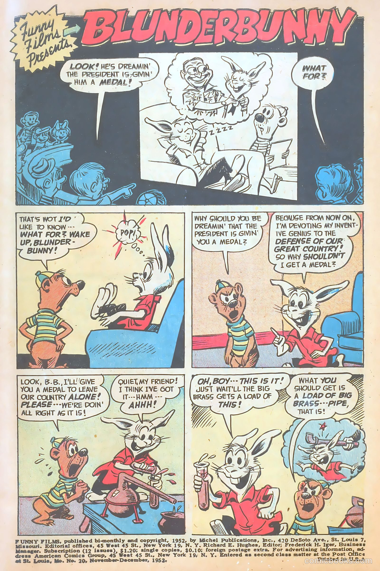 Funny Films #20 (1952) — page 3 of 36