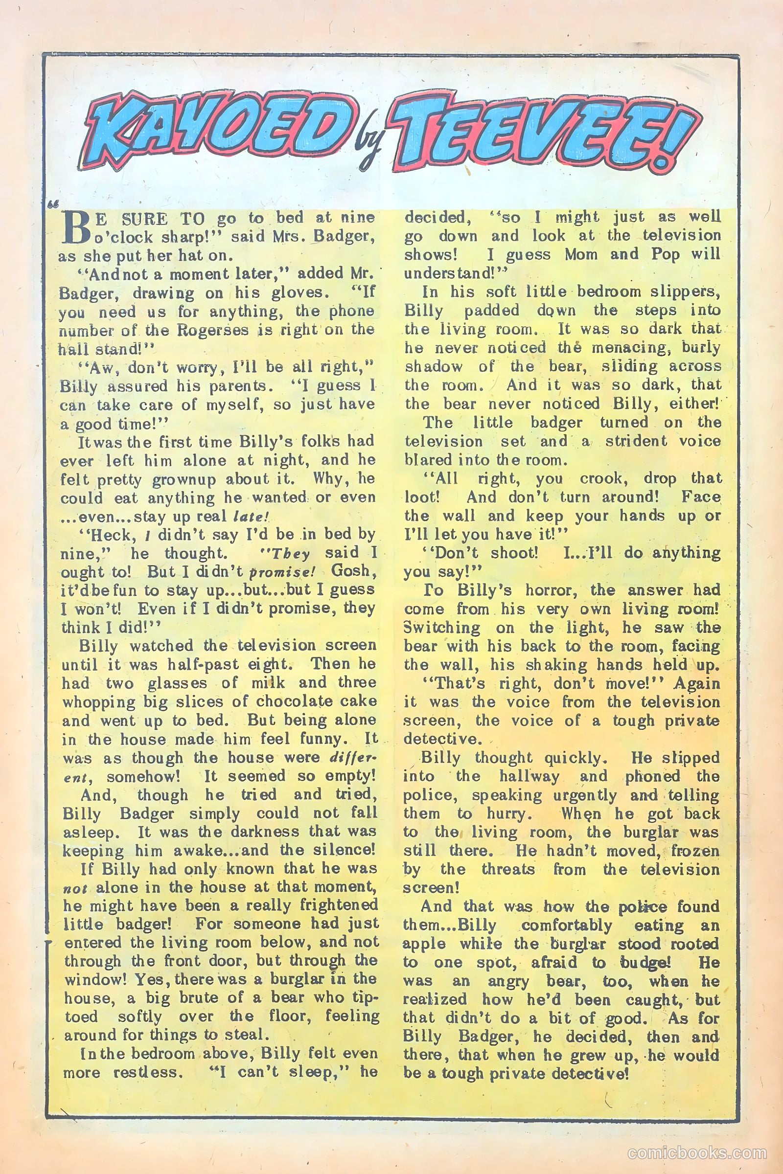 Funny Films #20 (1952) — page 10 of 36