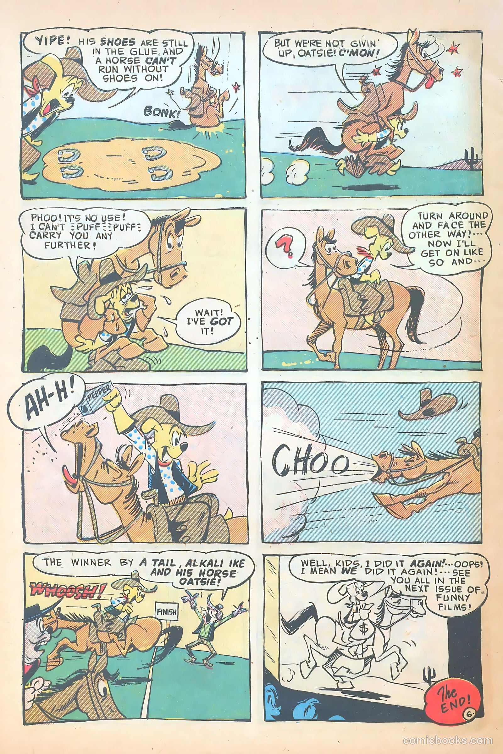 Funny Films #20 (1952) — page 32 of 36
