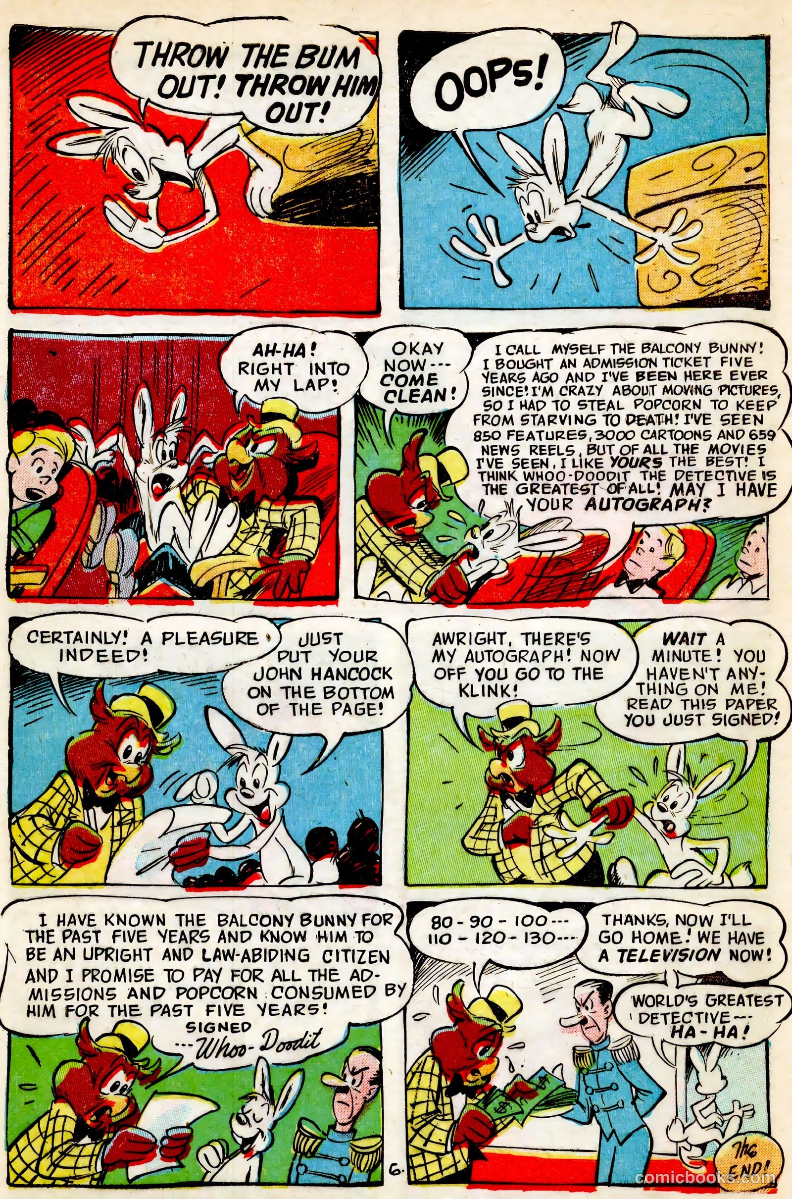 Funny Films #27 (1954) — page 32 of 36