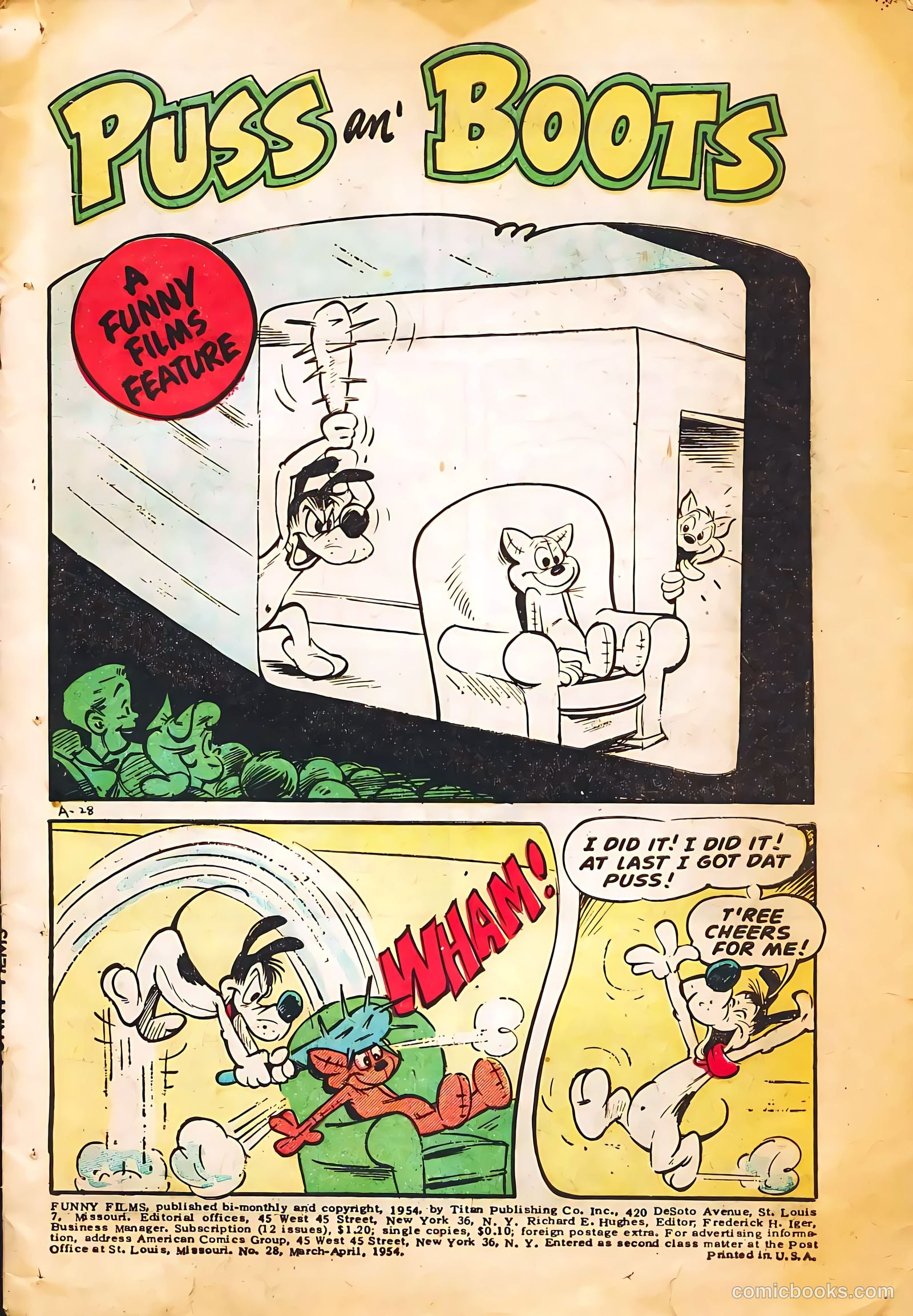 Funny Films #28 (1954) — page 3 of 36