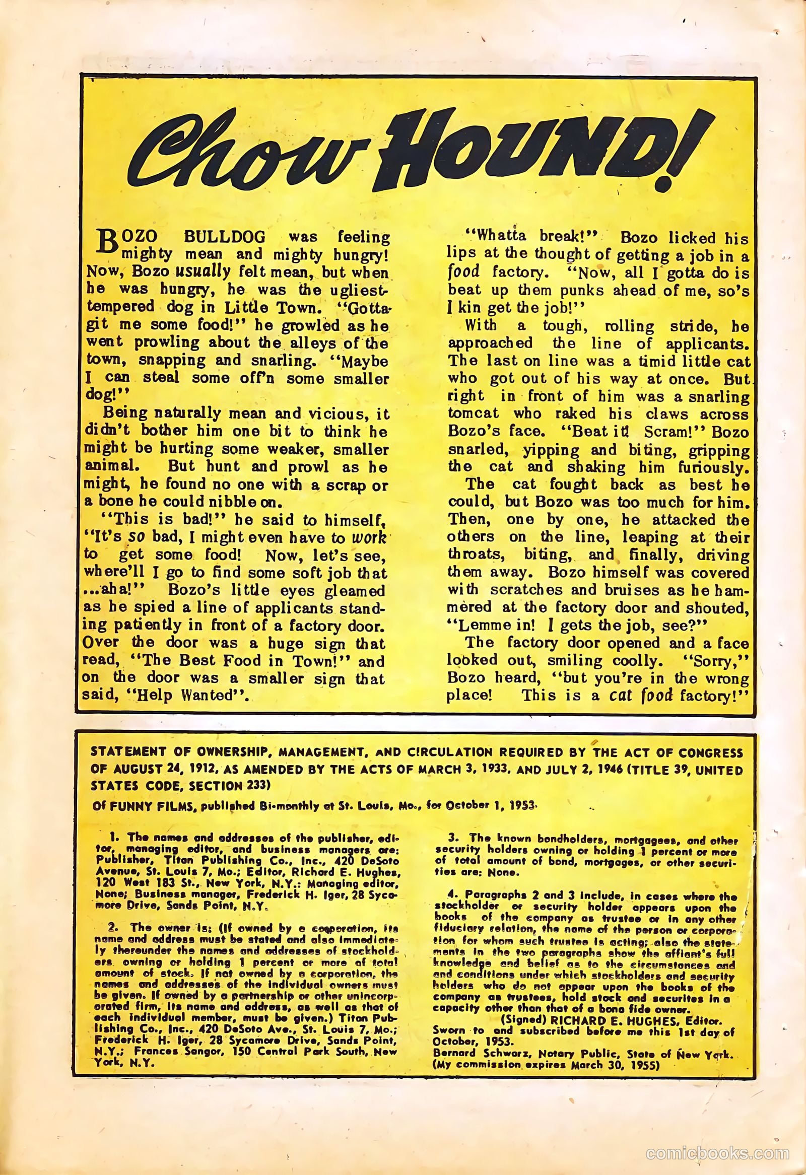 Funny Films #28 (1954) — page 26 of 36