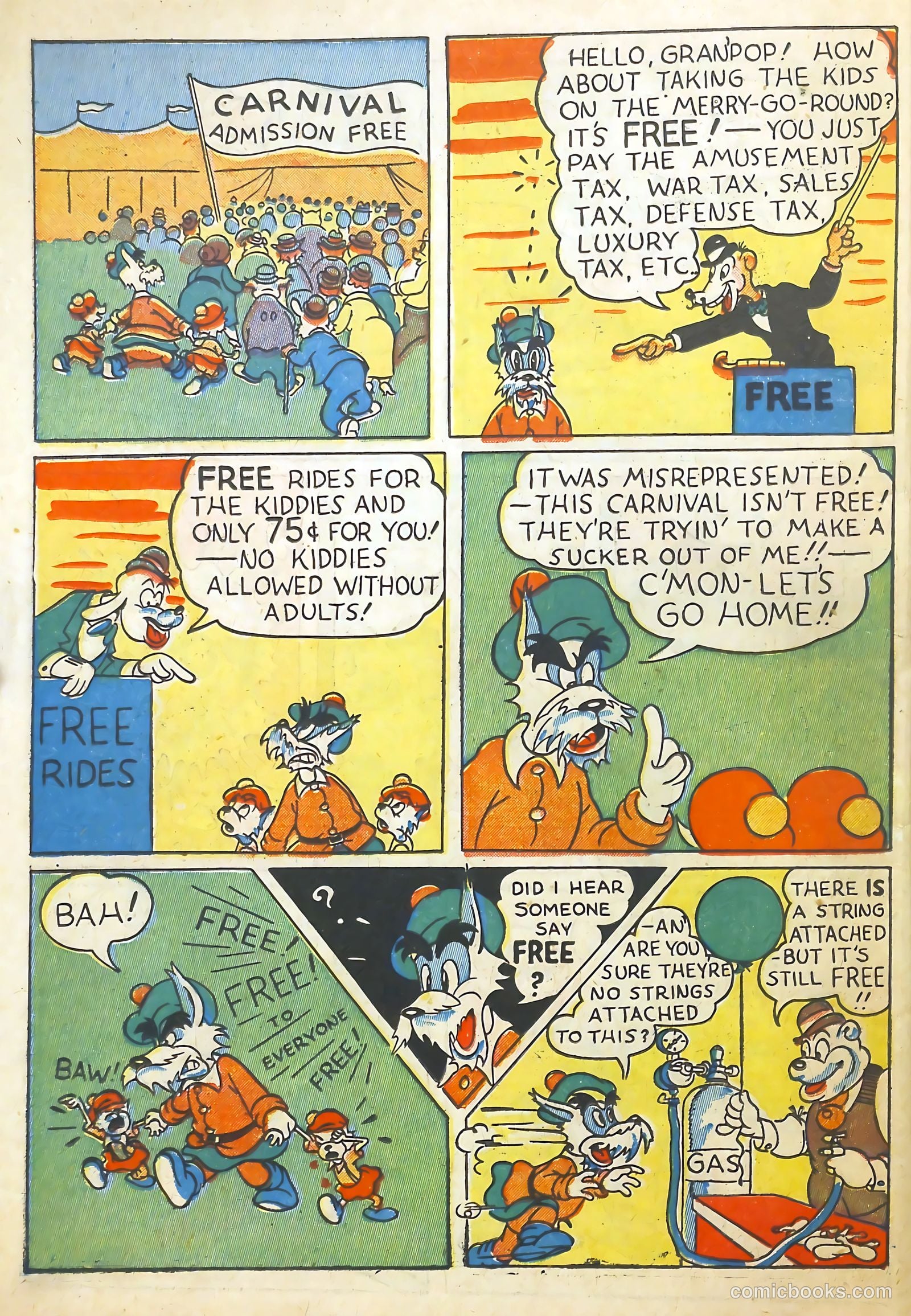 Funny Funnies #1 (1943) — page 40 of 58