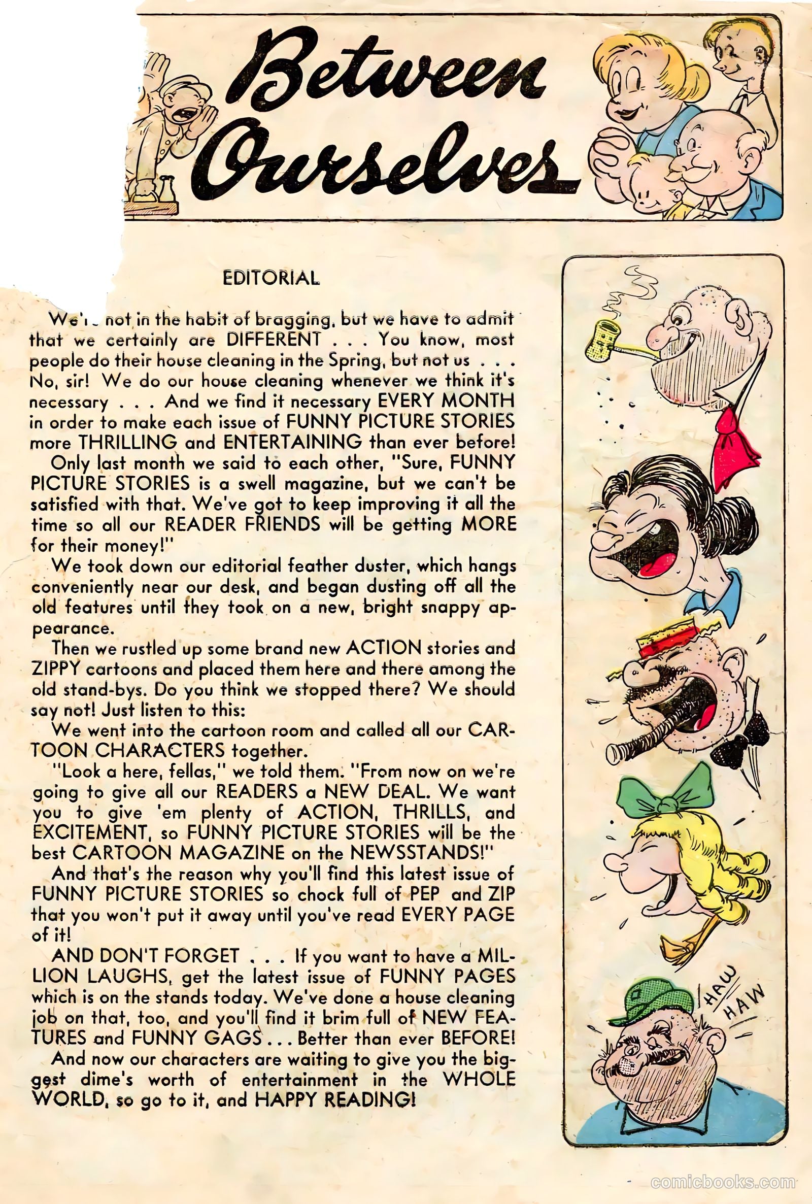 Funny Picture Stories #1 (1939) — page 2 of 56