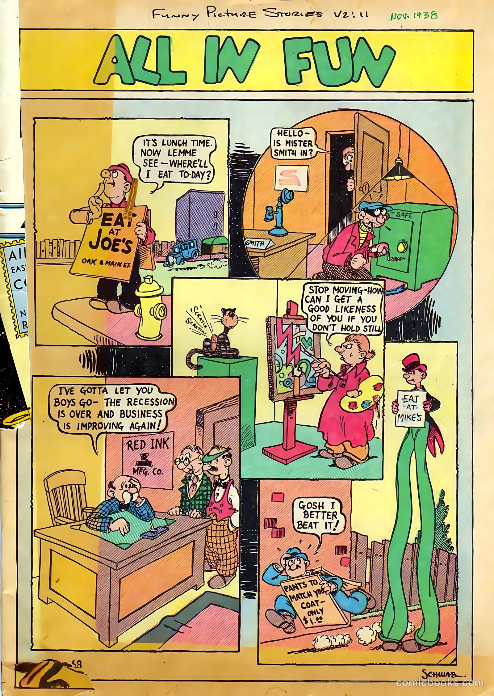 Funny Picture Stories #11 (1938) — page 2 of 51