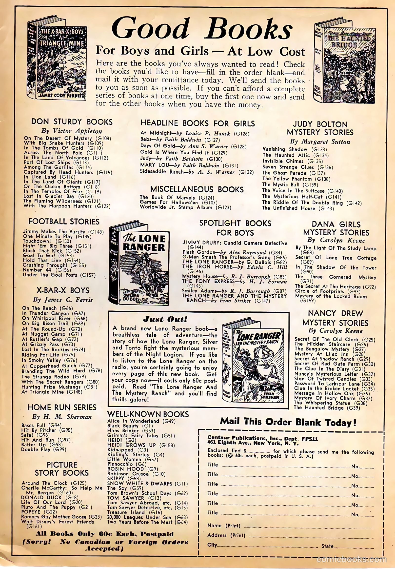 Funny Picture Stories #11 (1938) — page 50 of 51