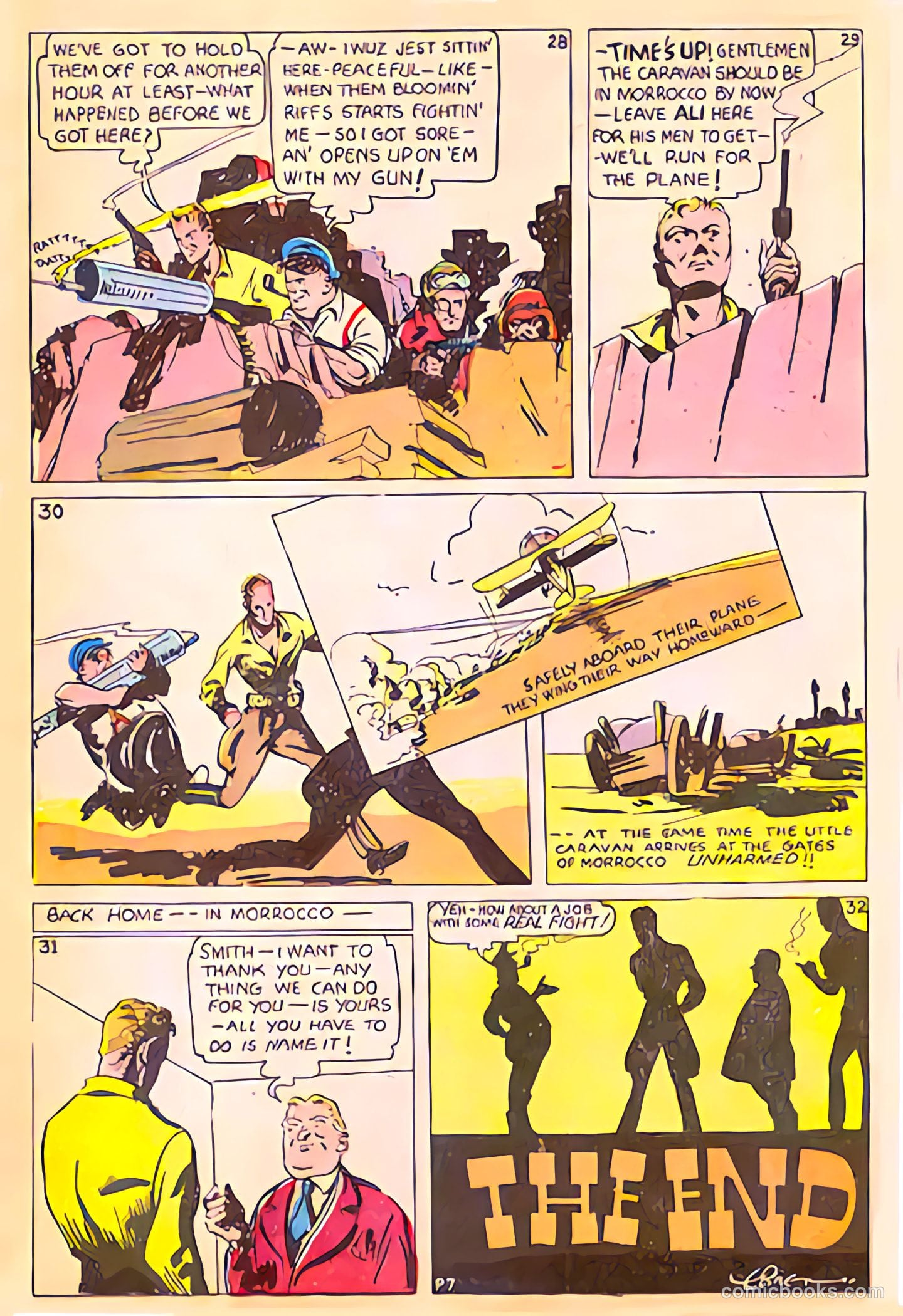 Funny Picture Stories #4 (1937) — page 8 of 8