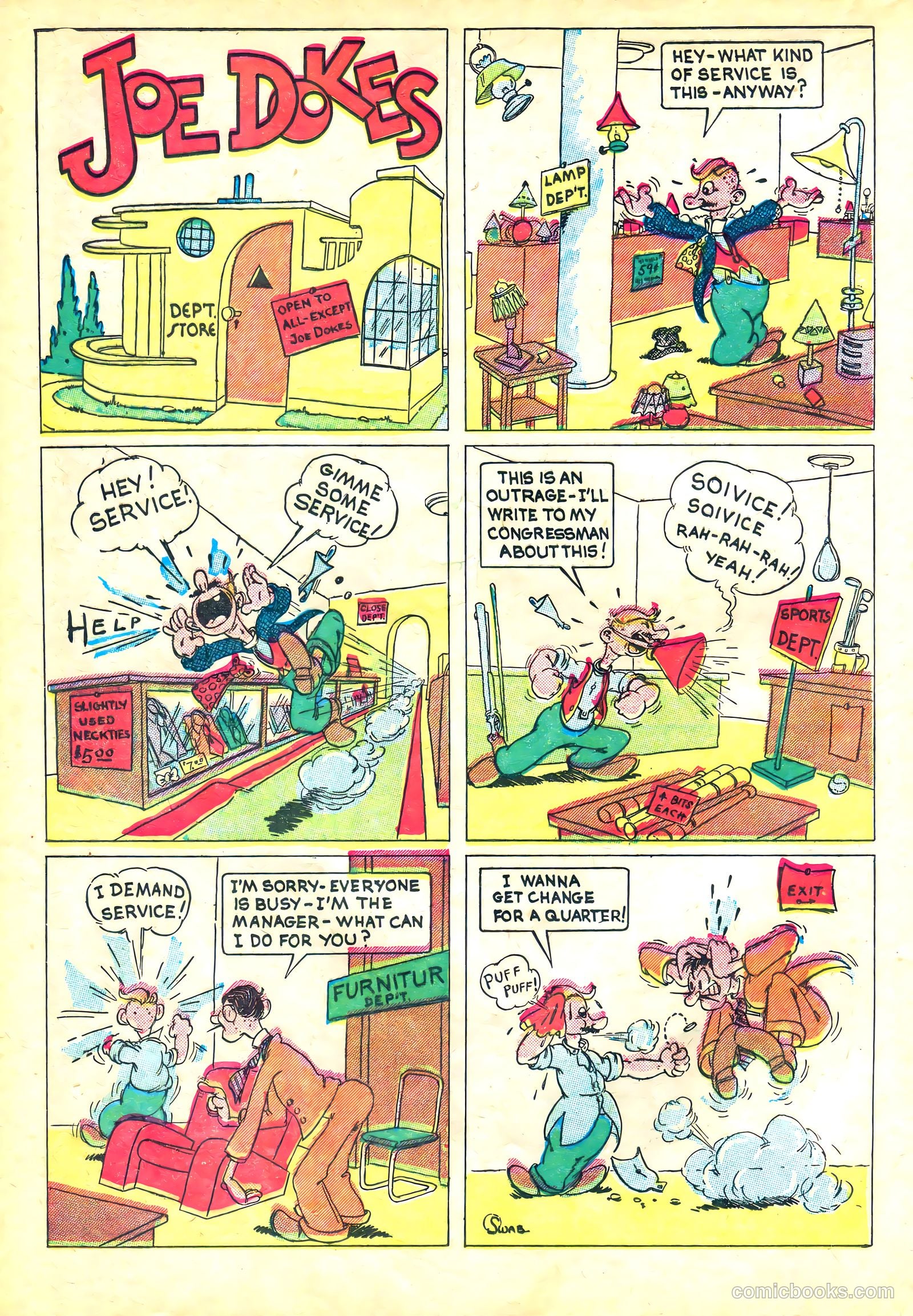 Funny Picture Stories #5 (1937) — page 44 of 68