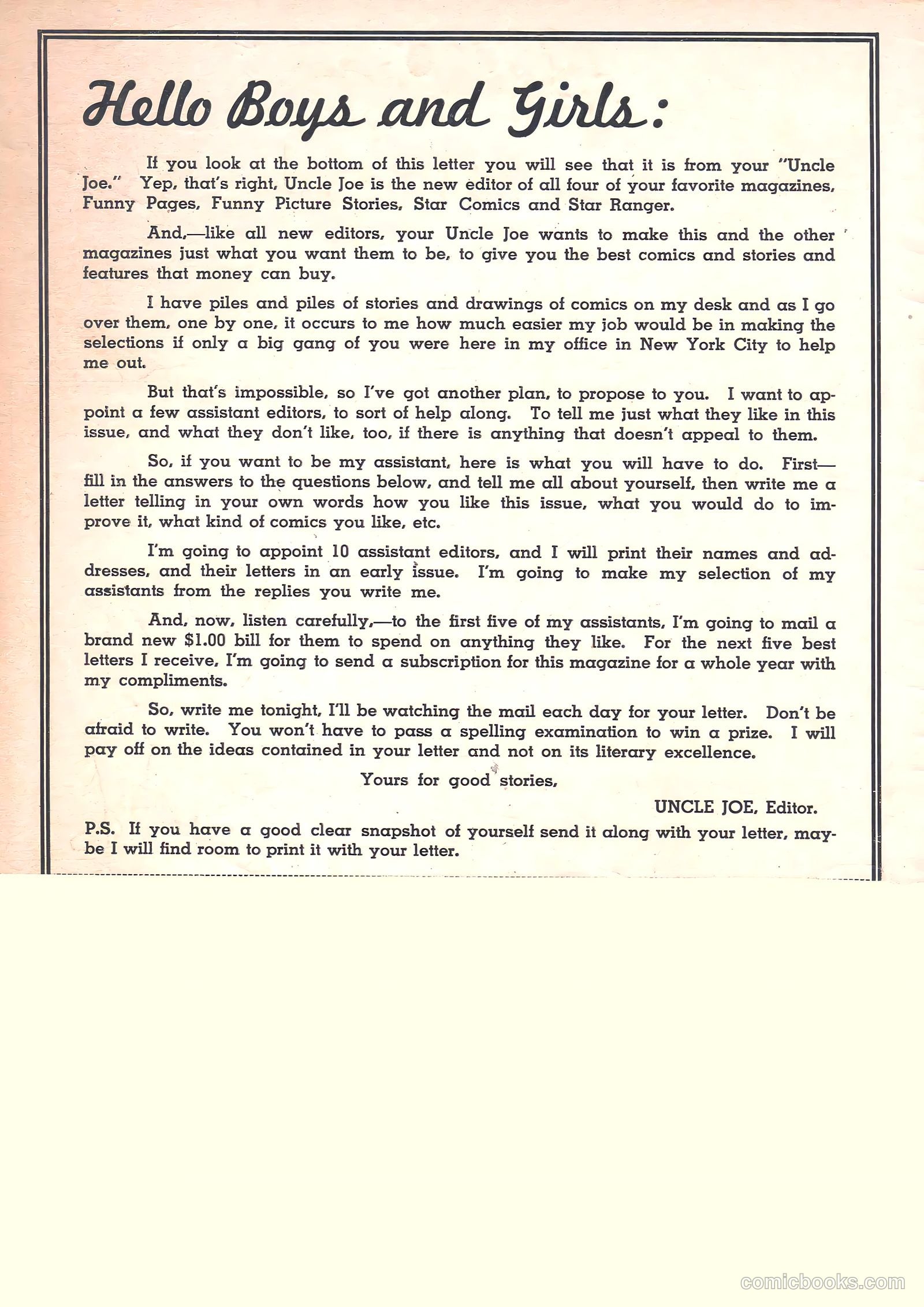 Funny Picture Stories #6 (1938) — page 2 of 67