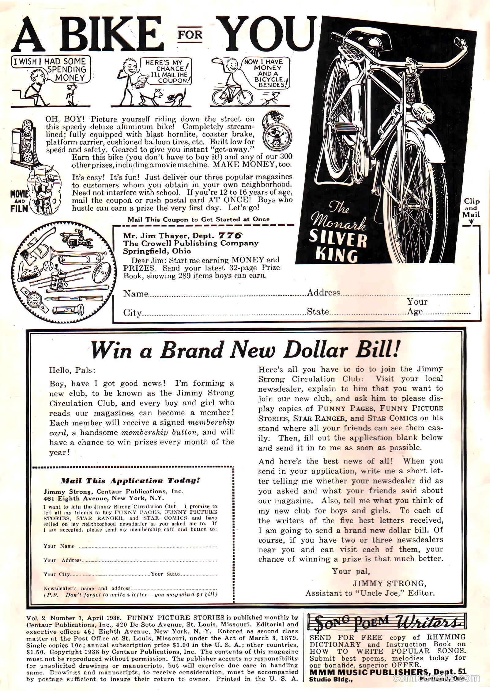 Funny Picture Stories #7 (1938) — page 2 of 69