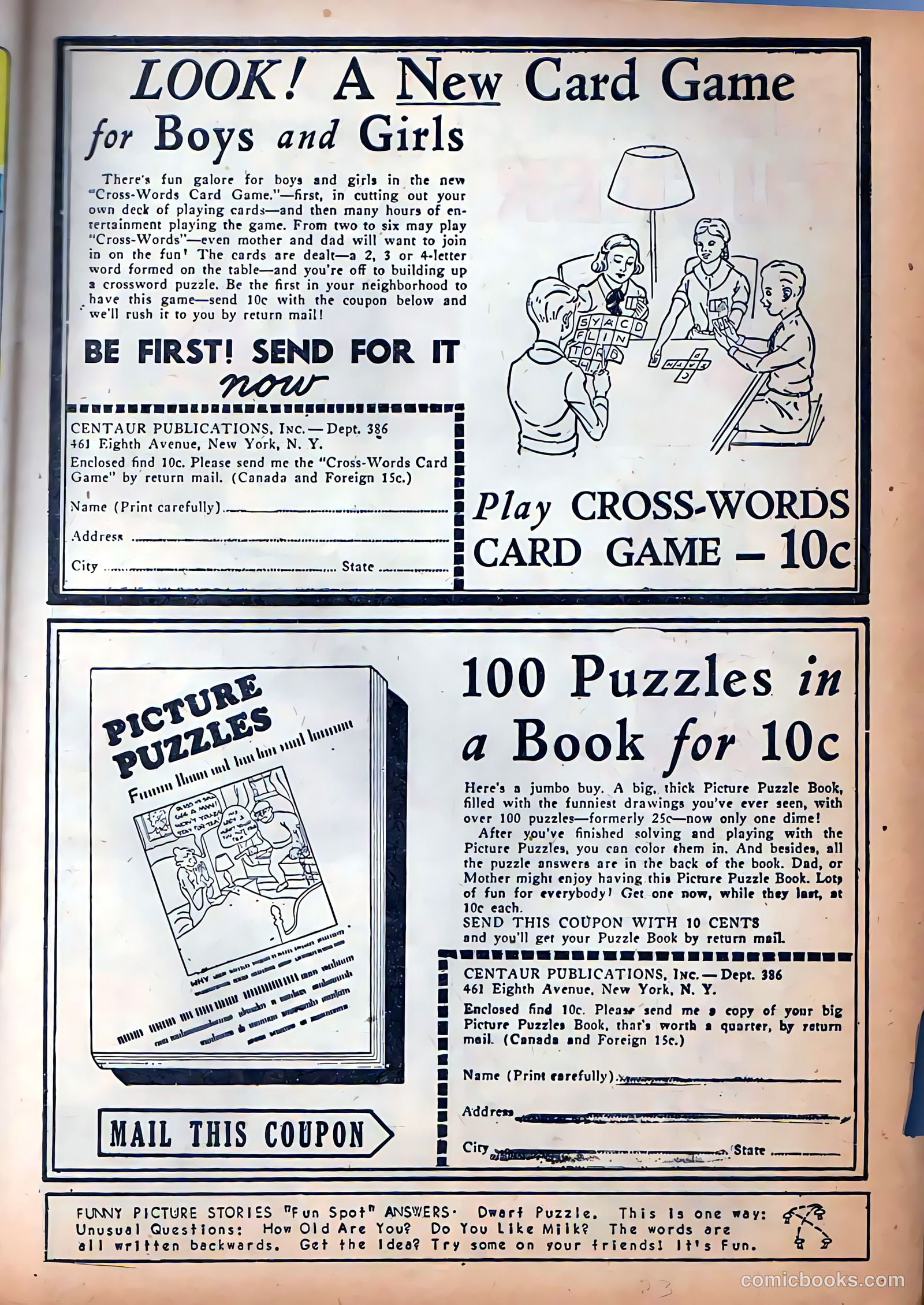 Funny Picture Stories #9 (1938) — page 23 of 53