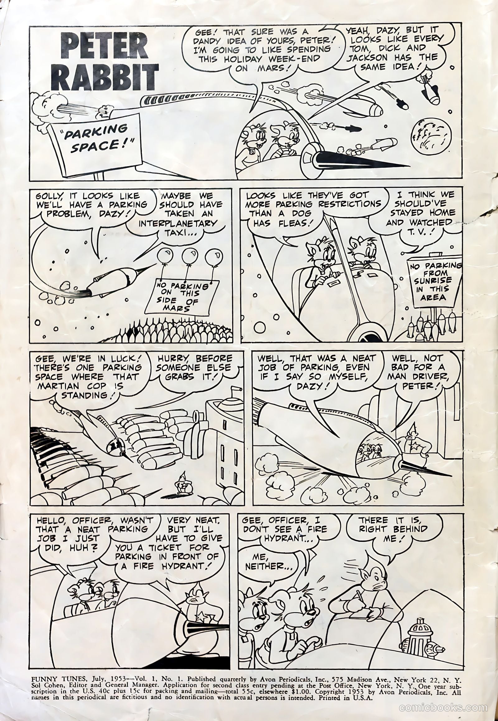 Funny Tunes #1 (1953) — page 2 of 36