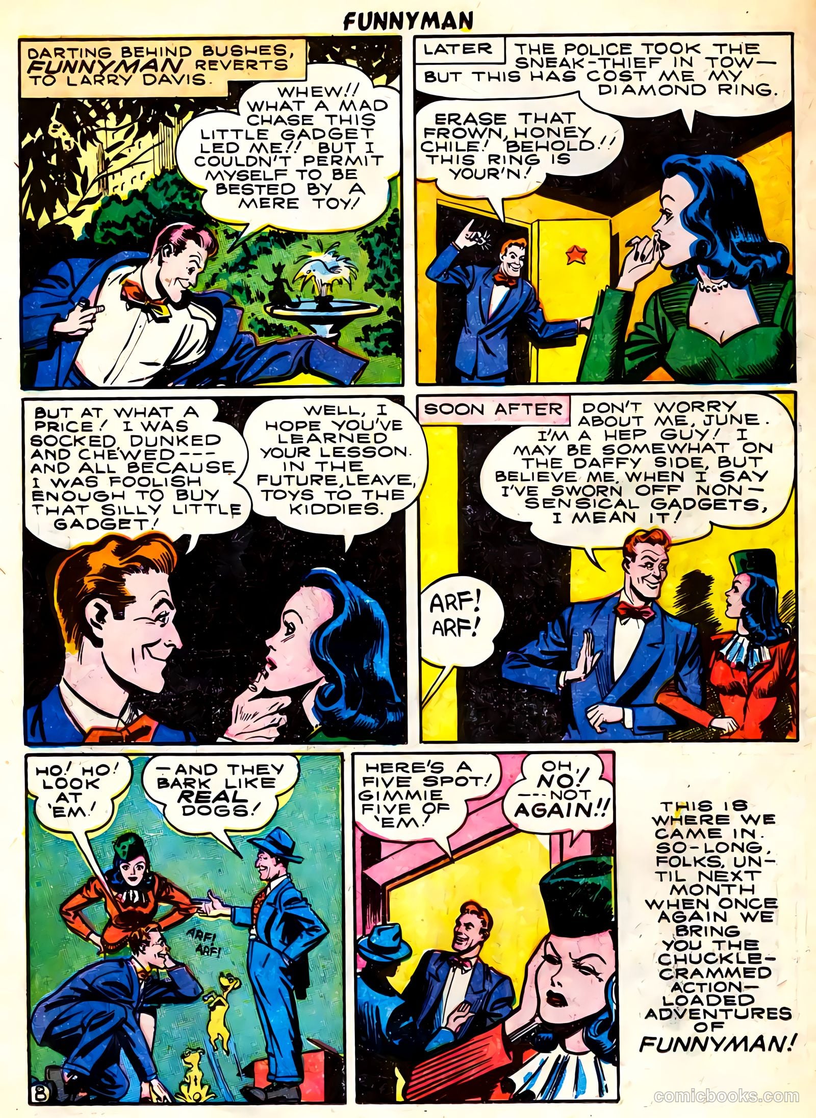 Funnyman #1 (1948) — page 34 of 36