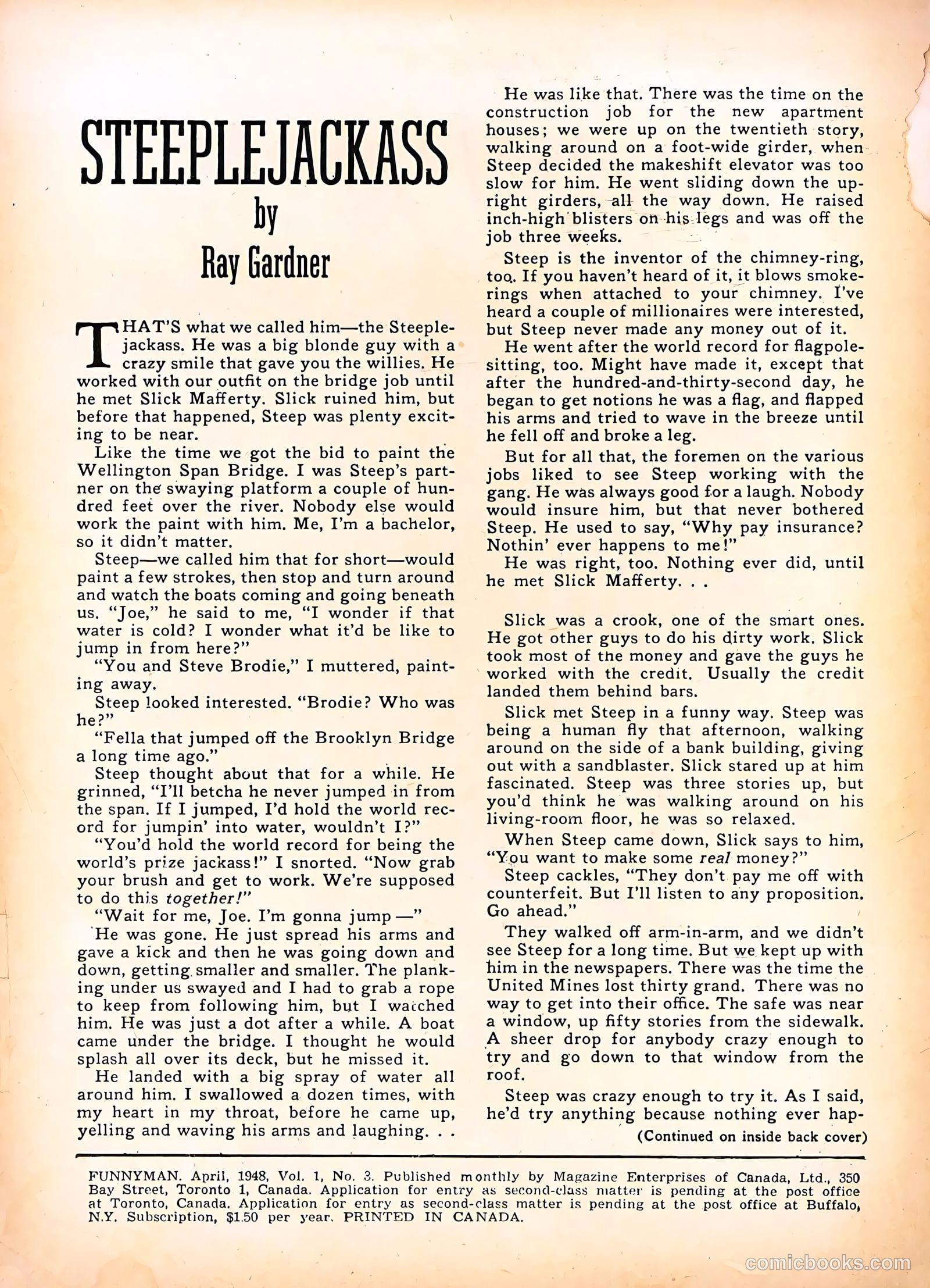 Funnyman #3 (1948) — page 2 of 36