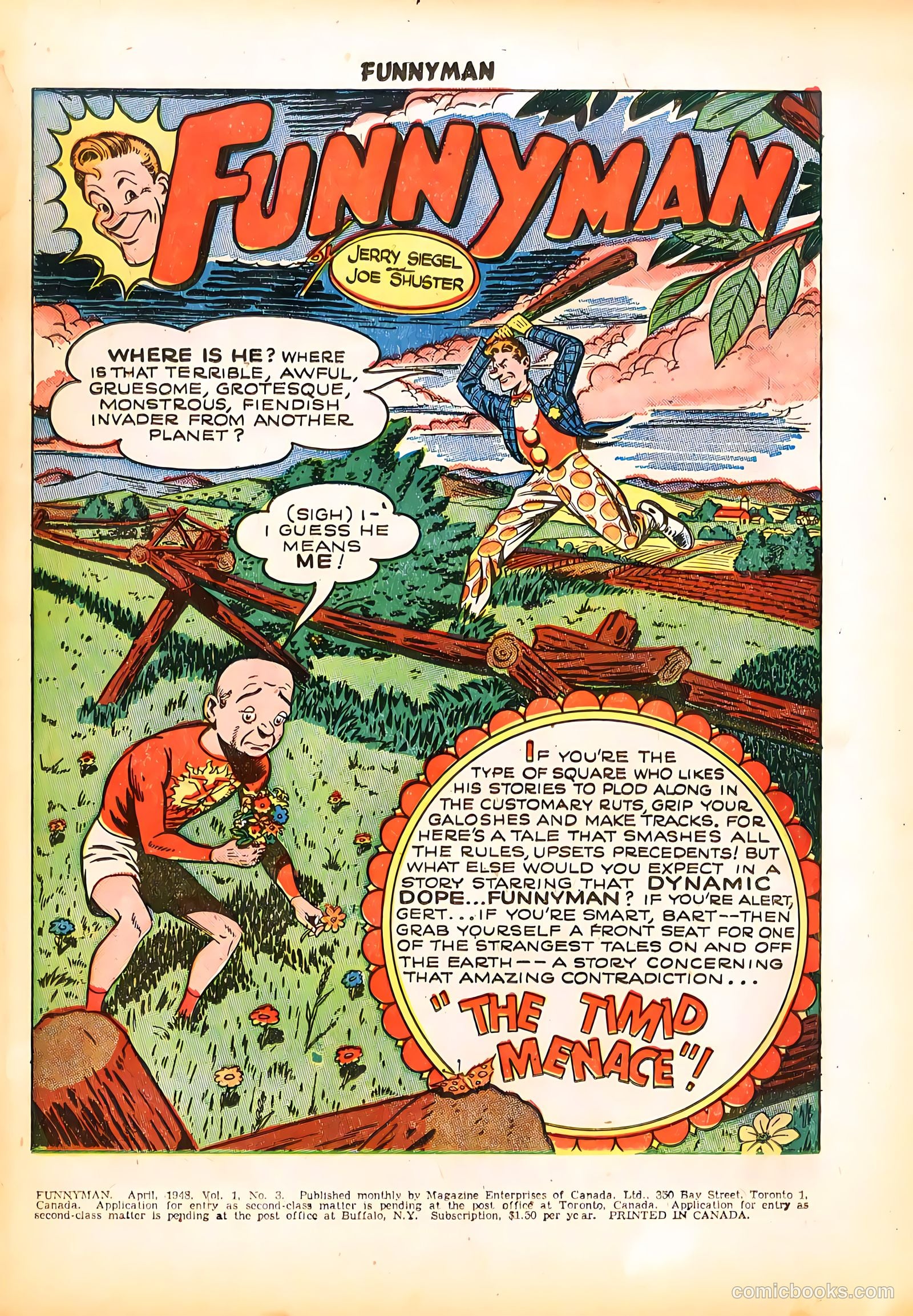 Funnyman #3 (1948) — page 3 of 36