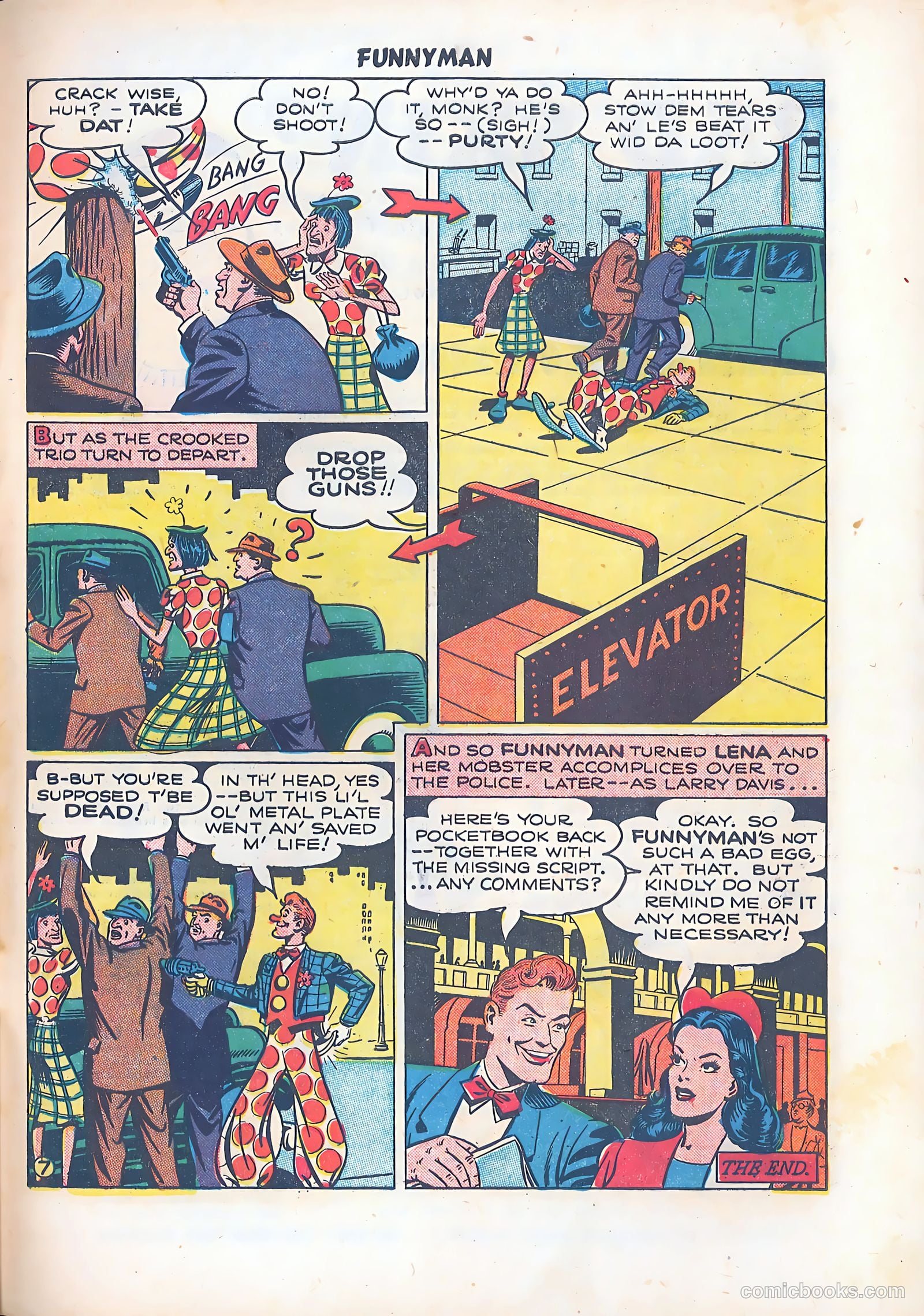 Funnyman #4 (1948) — page 33 of 36