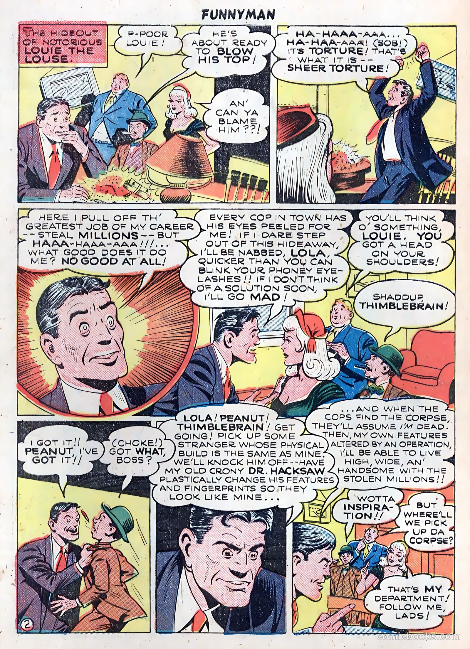 Funnyman #5 (1948) — page 4 of 36