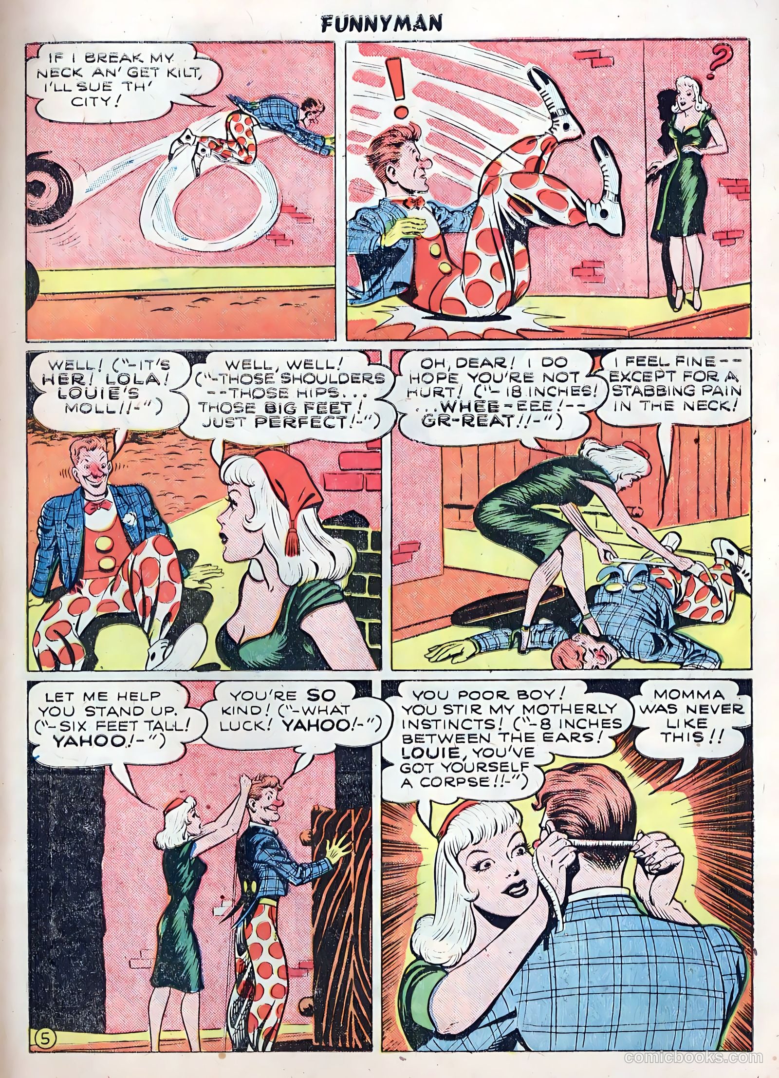 Funnyman #5 (1948) — page 7 of 36