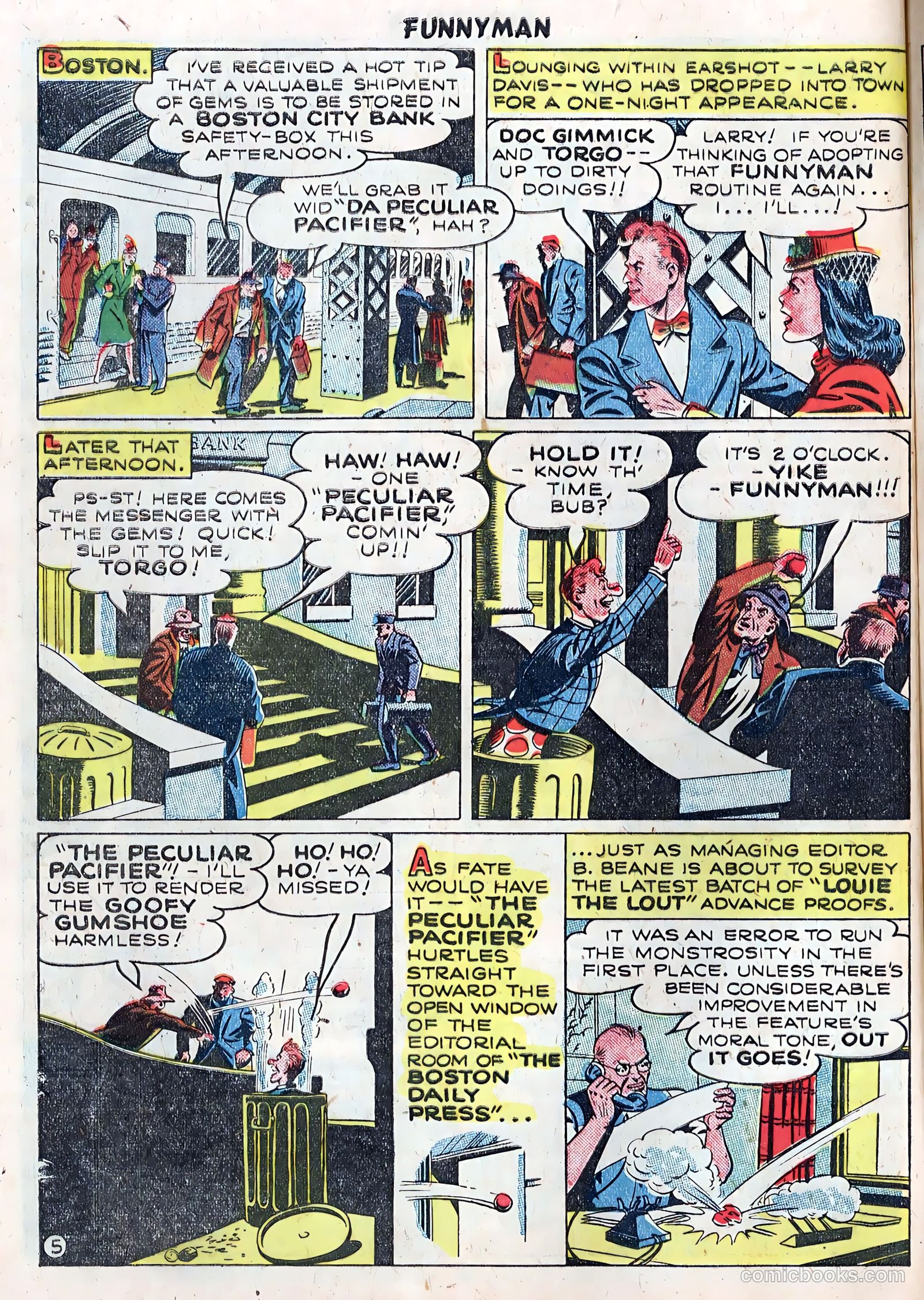 Funnyman #5 (1948) — page 32 of 36
