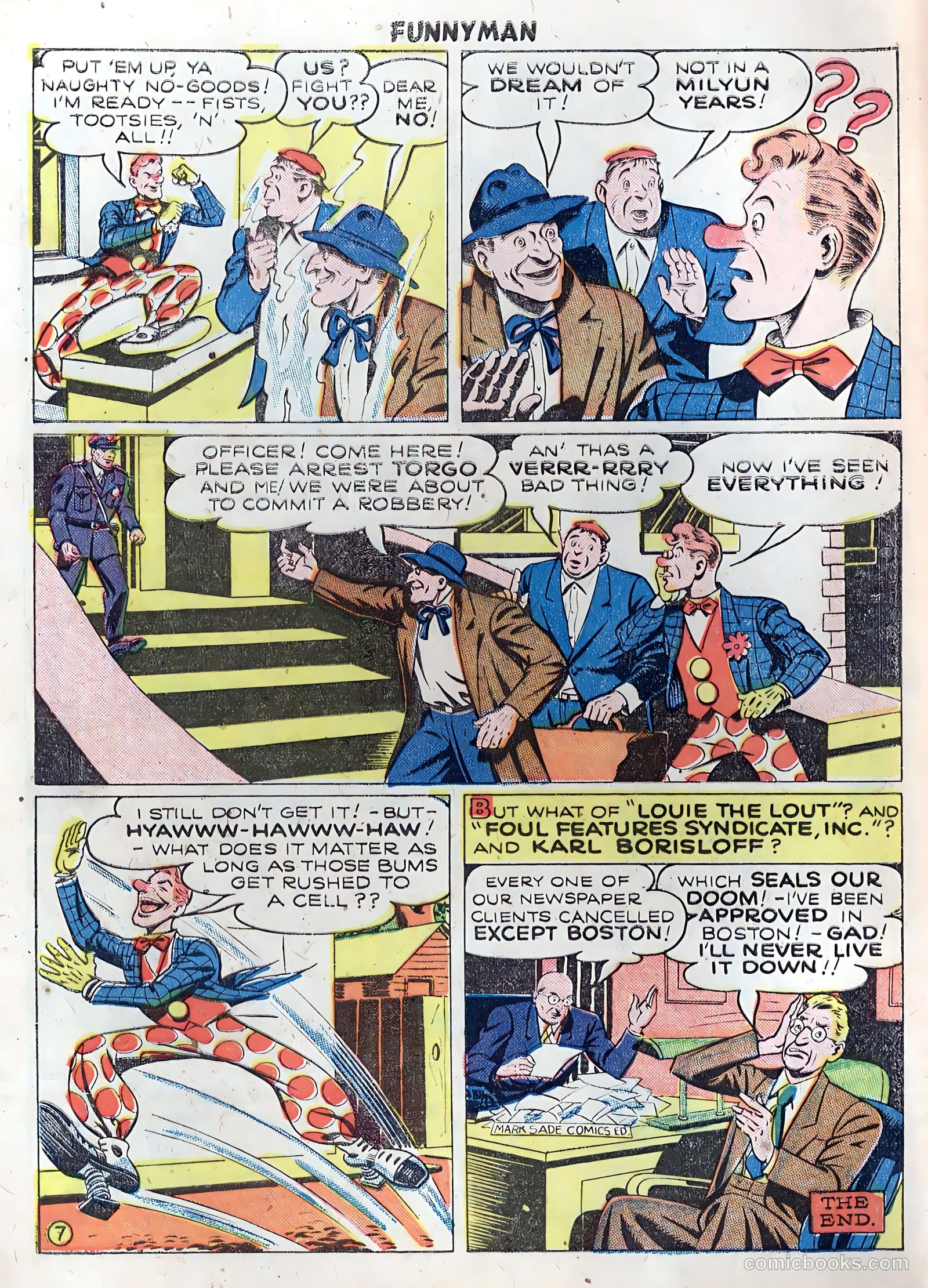 Funnyman #5 (1948) — page 34 of 36
