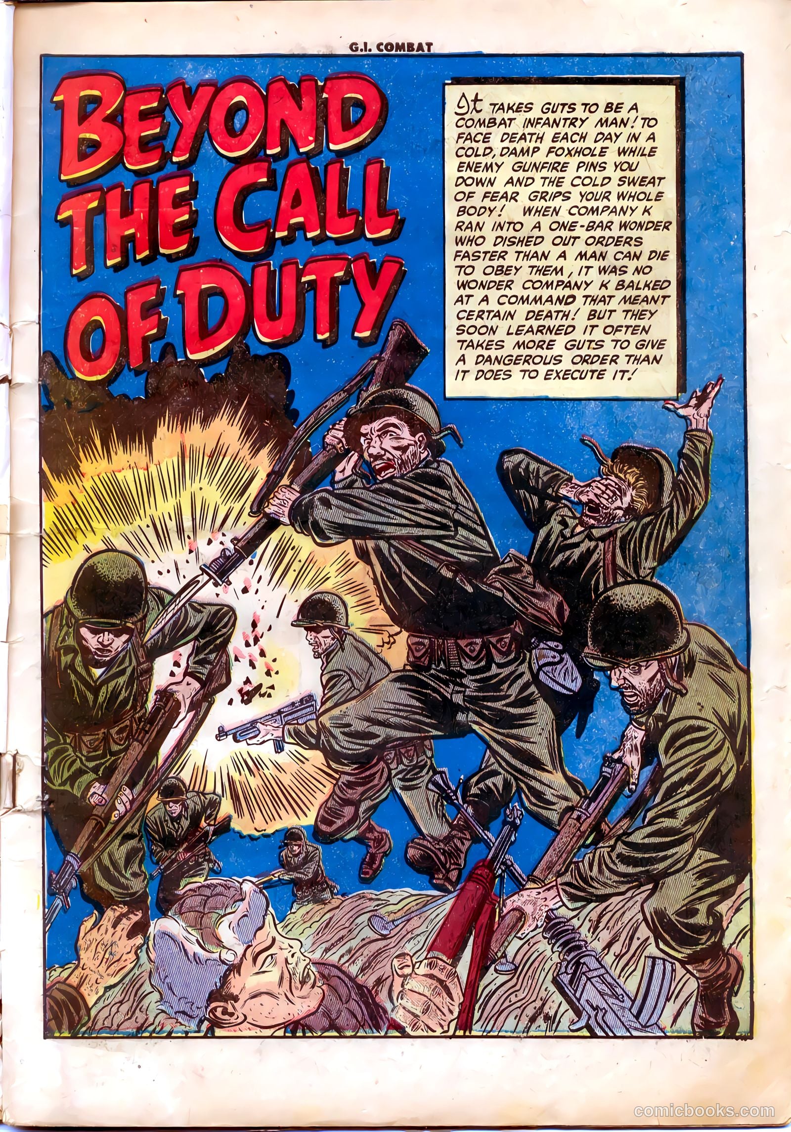 G.I. Combat #1 (1952) — page 3 of 36