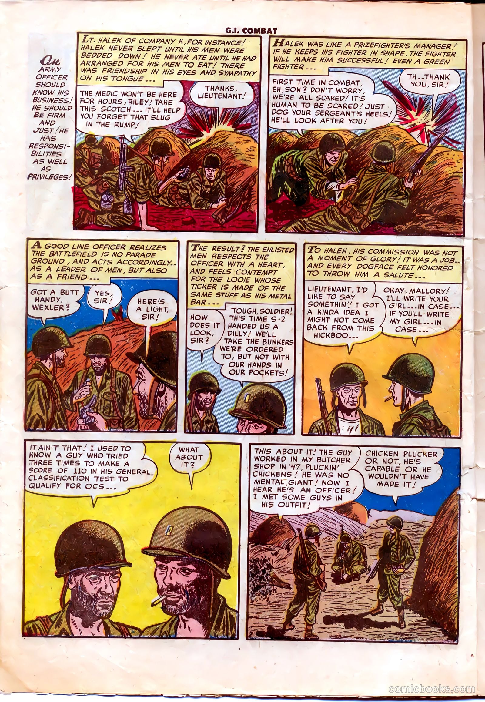 G.I. Combat #1 (1952) — page 4 of 36