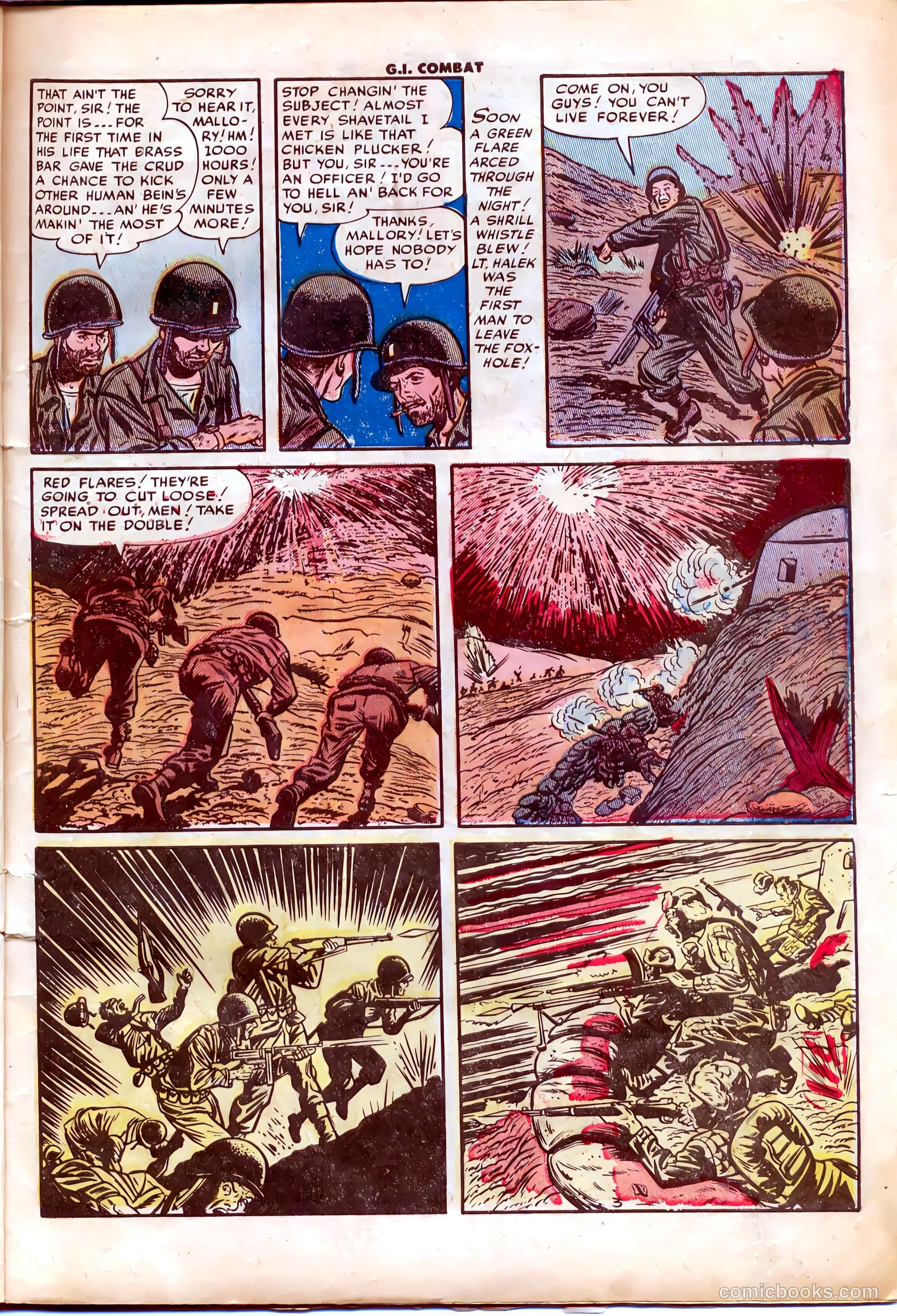 G.I. Combat #1 (1952) — page 5 of 36
