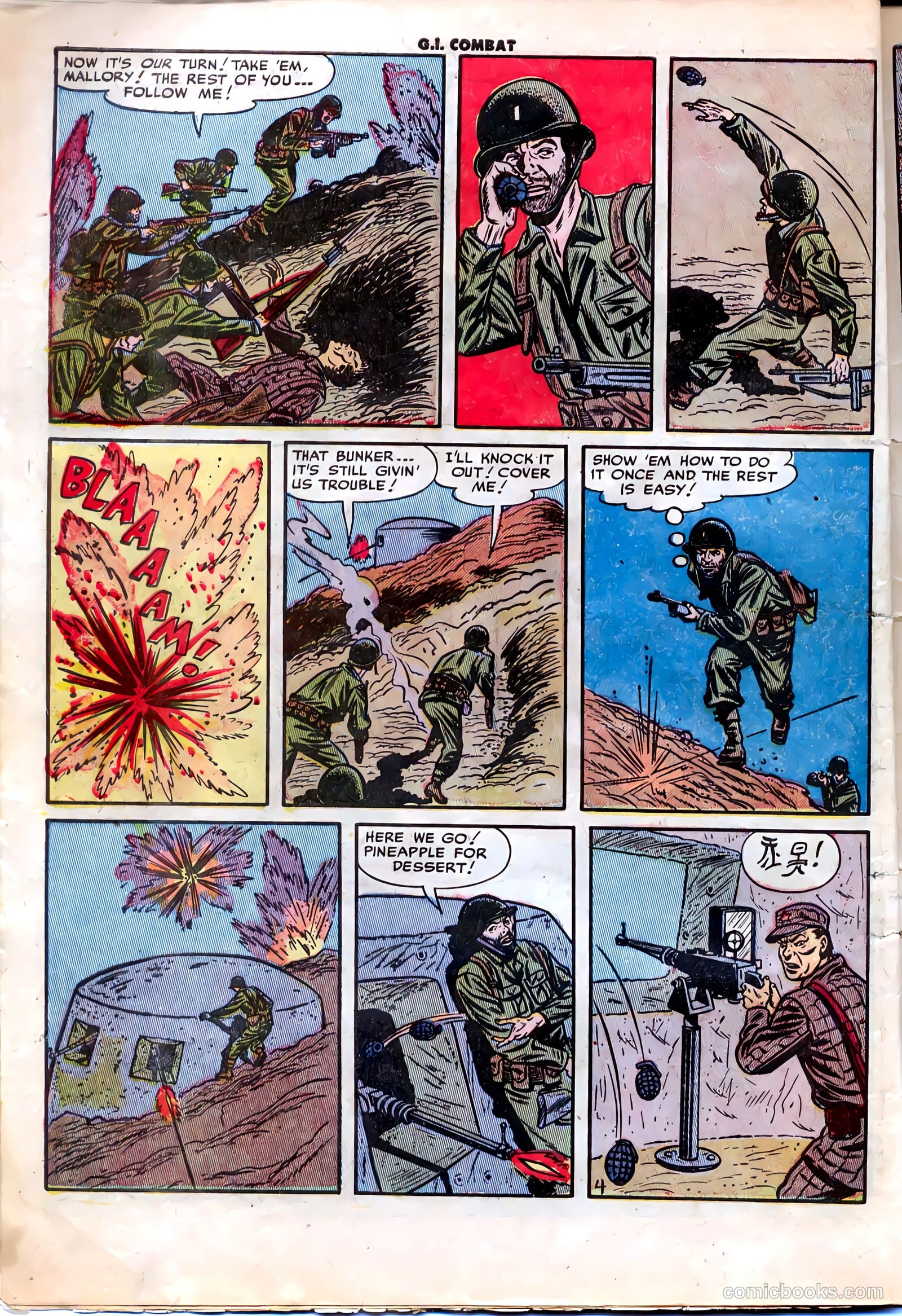 G.I. Combat #1 (1952) — page 6 of 36